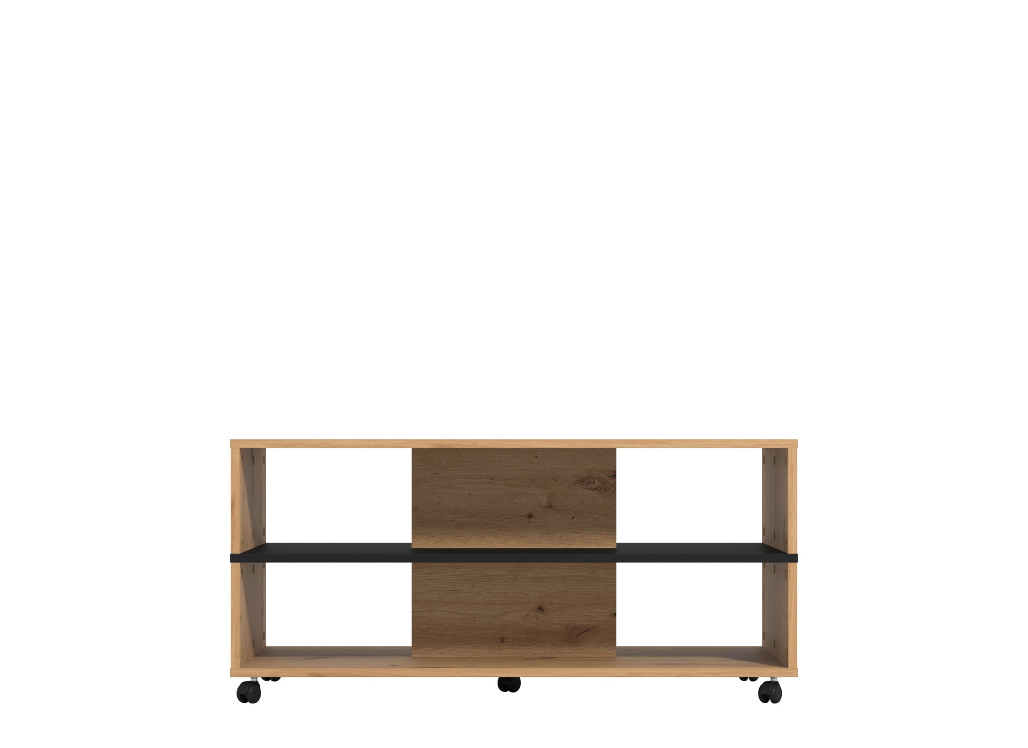 Home affaire Couchtisch »Savio Kaffeetisch, 101 cm, in trendigen Farben, modern«, mit Ablage, rechteckig, Artisan Eiche, ideal fuer kleine Räume