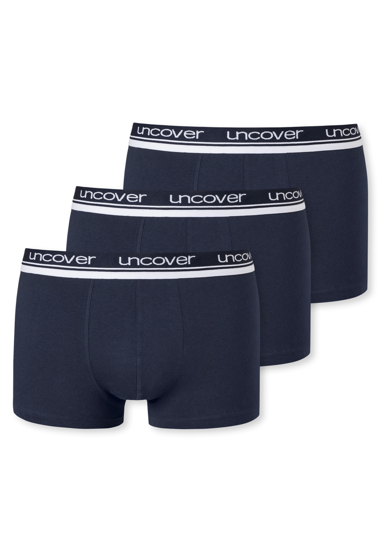 uncover by SCHIESSER Boxer »Uncover Cotton« Logo-Bund, elastisch, ohne Eingriff, perfekter Sitz