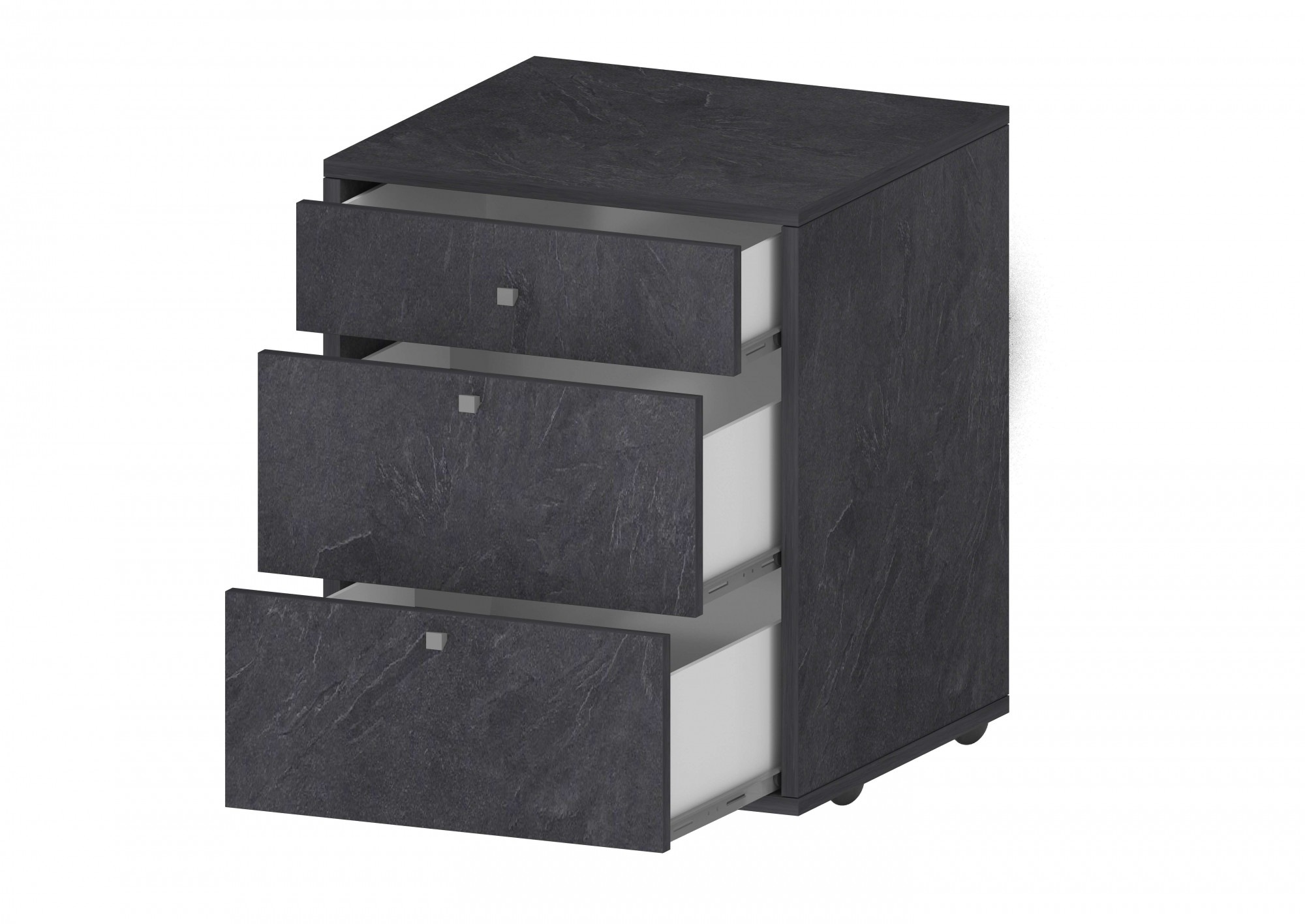 INOSIGN Rollcontainer »ESSE«, (1 St.), mit 3 Schubladen, Schreibtischcontainer, Höhe 61 cm