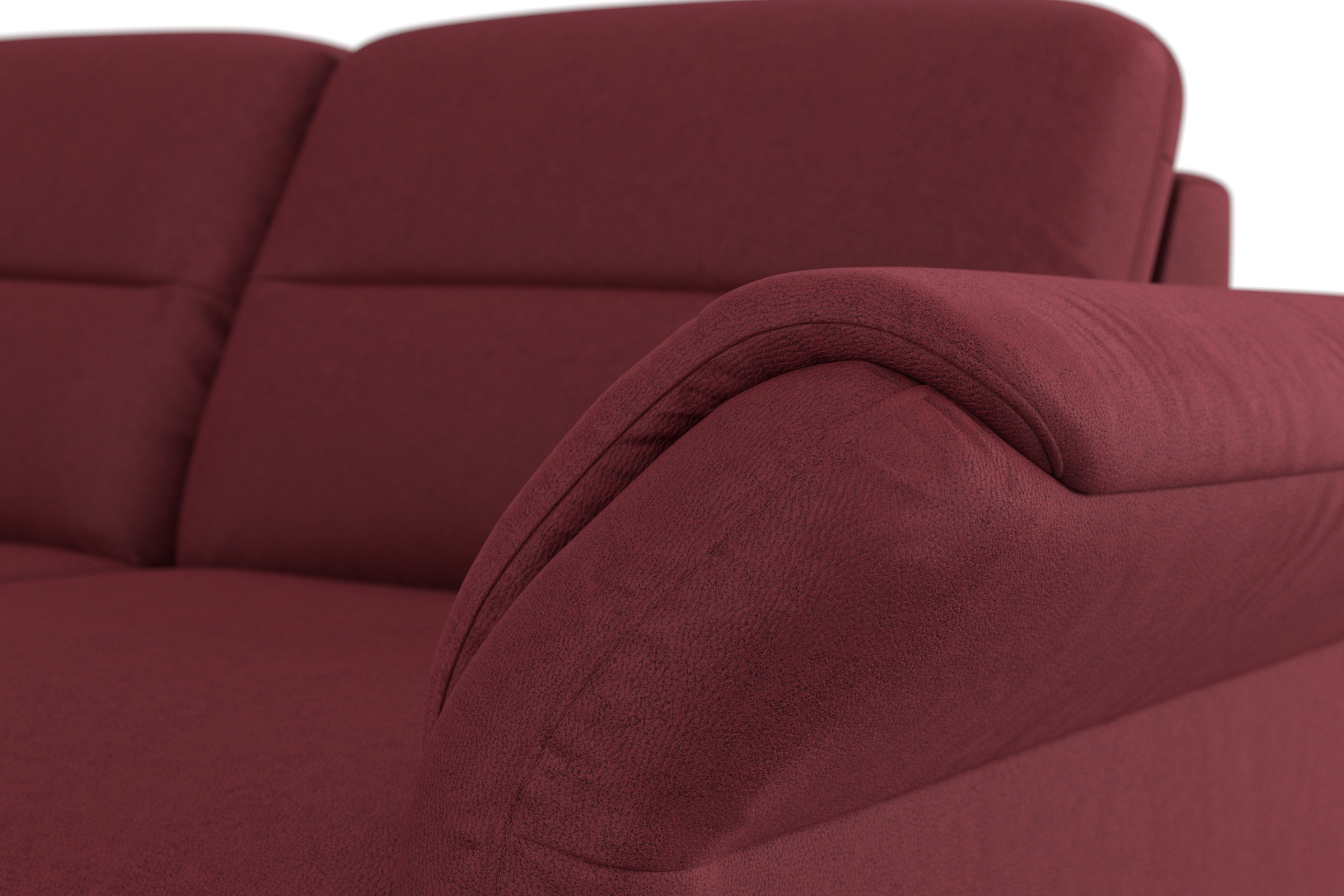 sit&more Ecksofa »Mellum L-Form«, Federkern, wahlweise mit Bettfunktion, Stauraum und Armteilfunktion