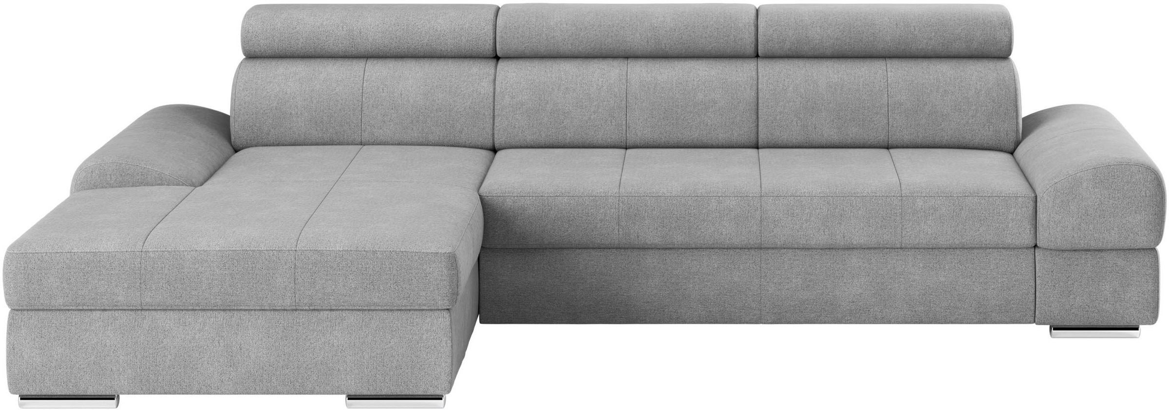 sit&more Ecksofa »Broadway L-Form«, inklusive Kopfteilverstellung, wahlweise mit Bettfunktion