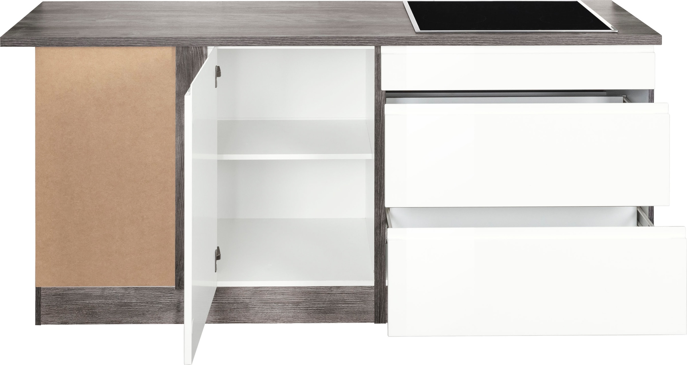 KOCHSTATION Winkelküche »KS-Virginia«, Stellbreite 230/190 cm, mit E-Geräten