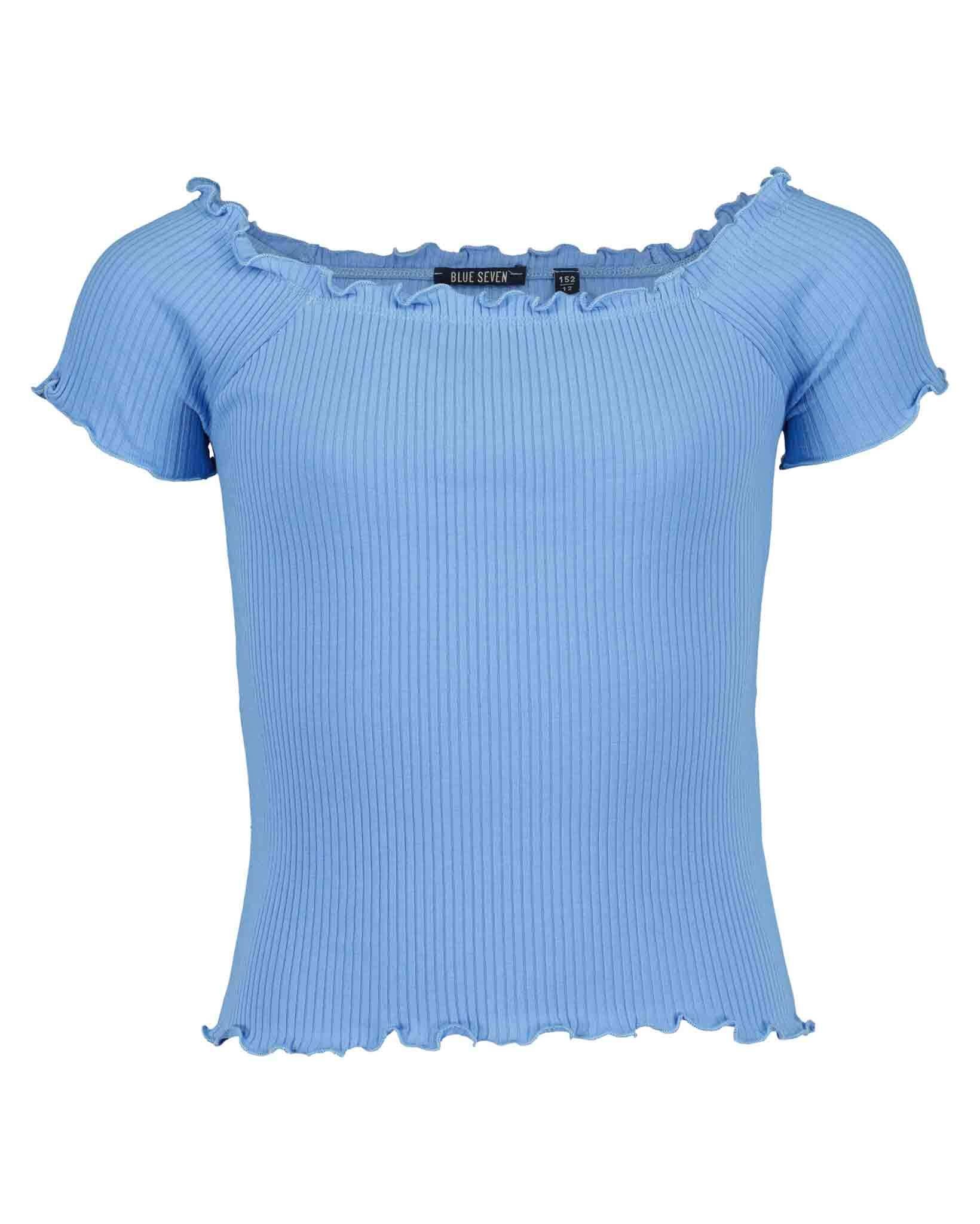 Blue Seven T-Shirt »Blue Seven T-Shirts mit Carmen-Ausschnitt«, (2 tlg.)