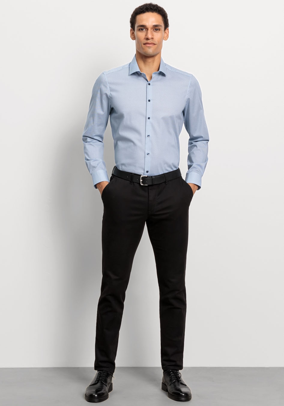 OLYMP Businesshemd »Level Five body fit«, mit grafisches Minimal-Design