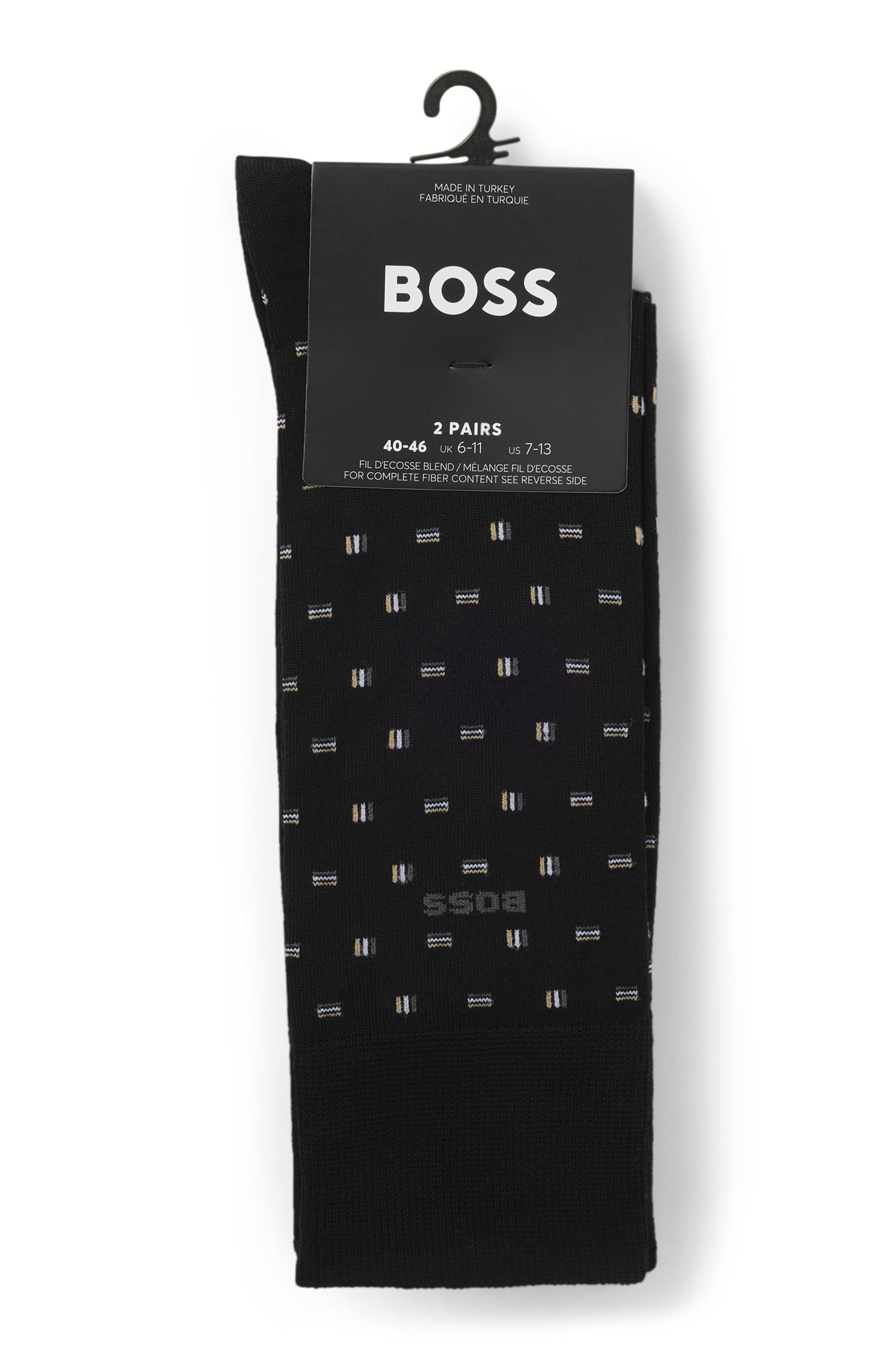 BOSS Businesssocken »2P RS Mini iconic MC«, (2 Paar), Neuheit, modisch