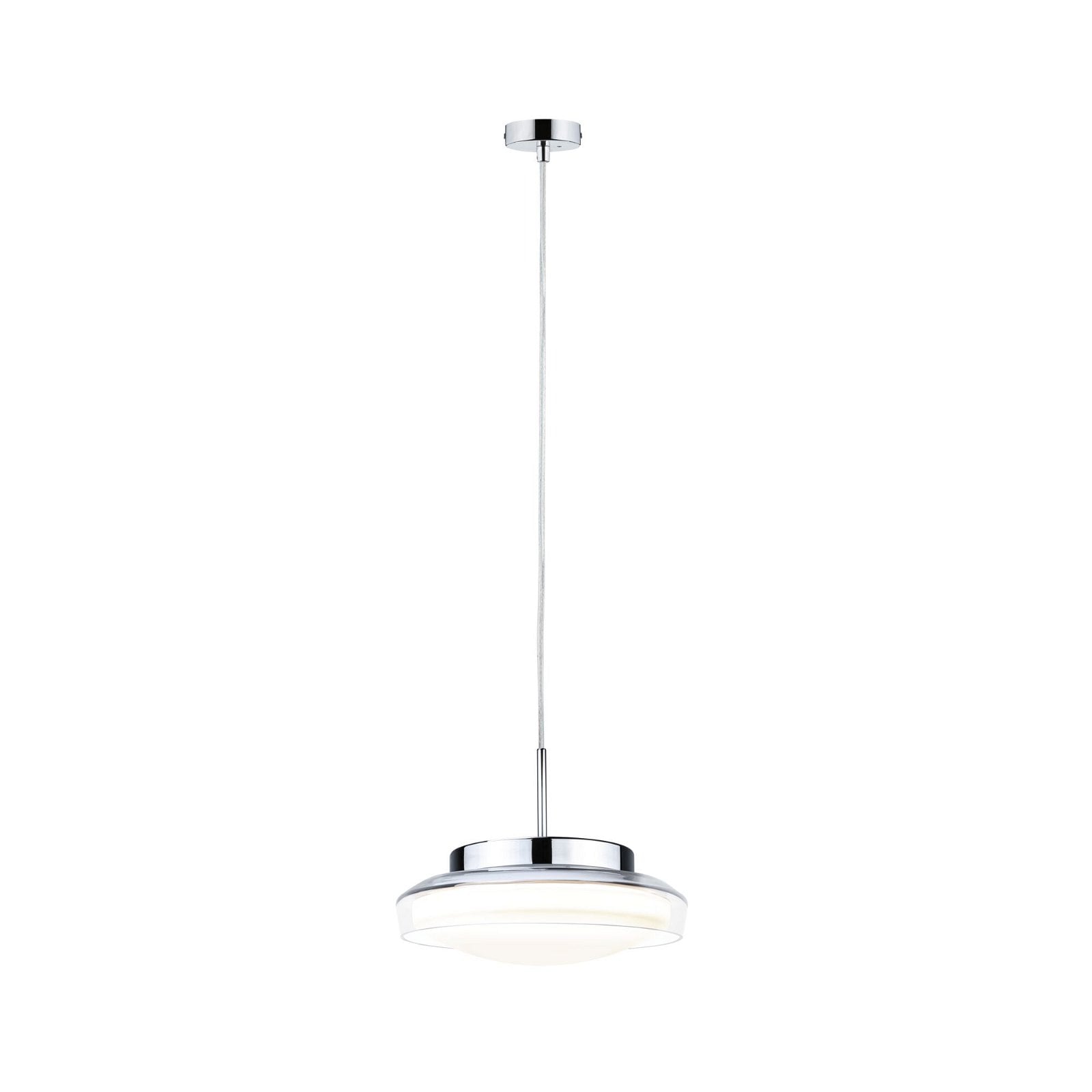 Paulmann LED Pendelleuchte »Selection Bathroom Luena IP44 11,5W 3000K Chrom günstig online kaufen