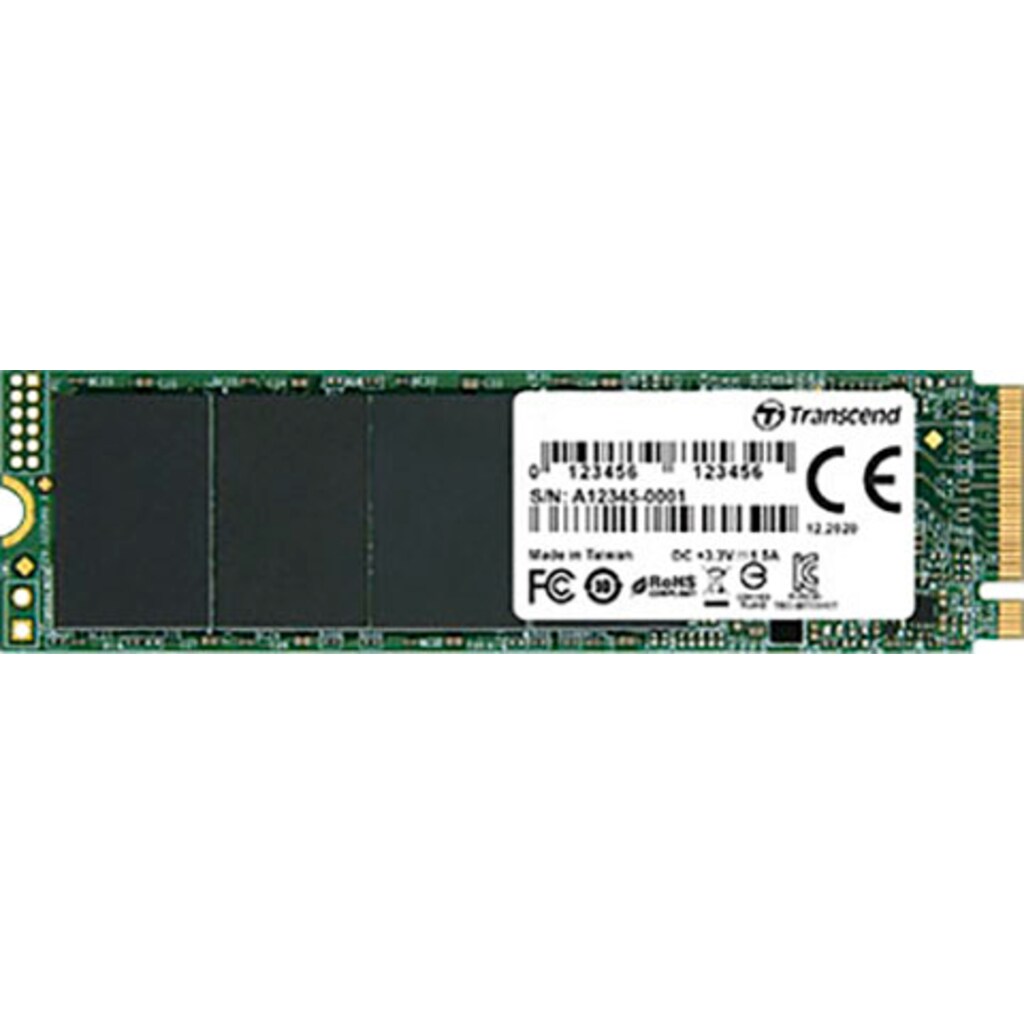 Transcend interne SSD »MTE112S PCIe SSD 512GB«, Anschluss M.2 (2880)
