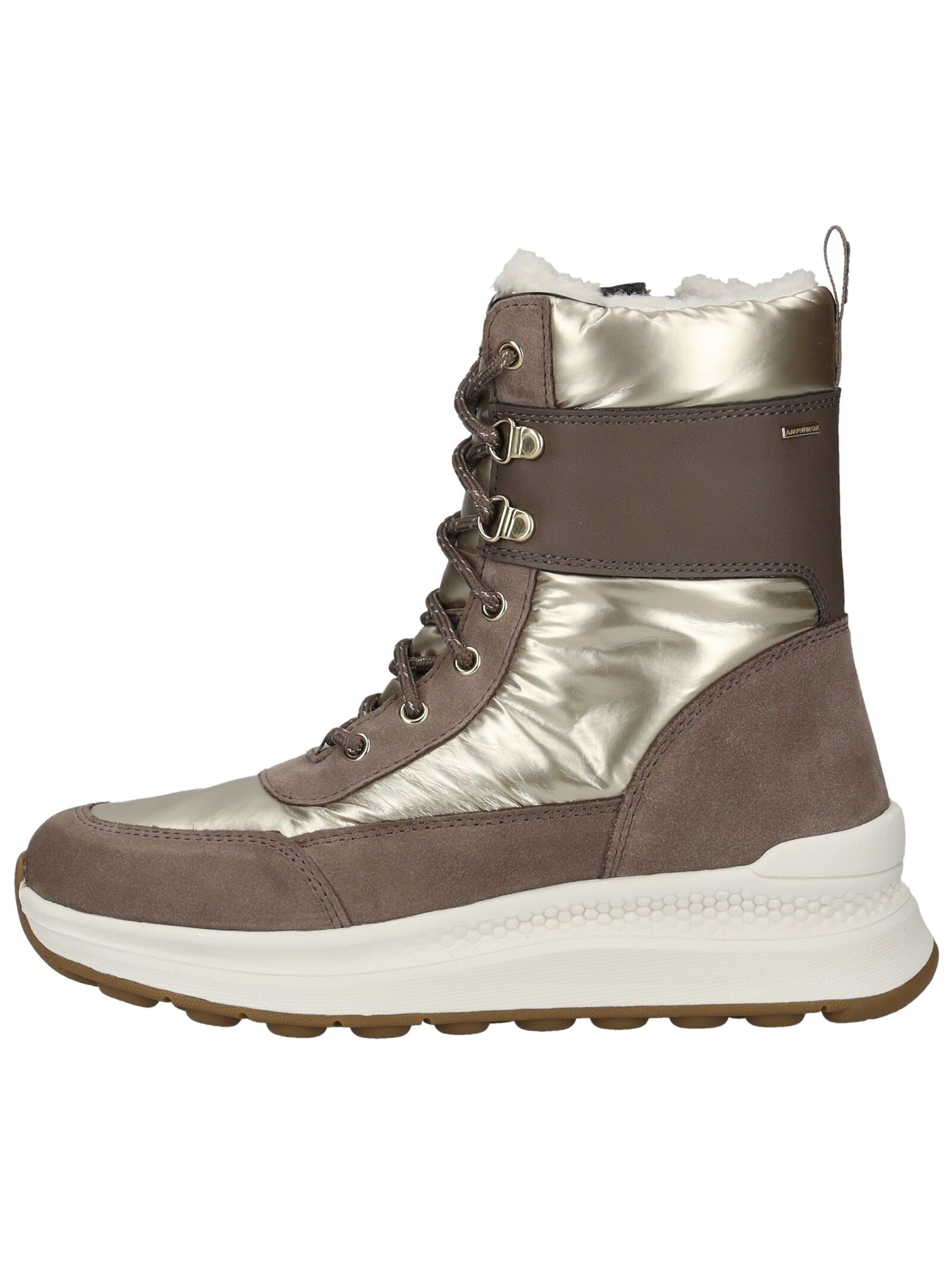 Geox Schnürstiefelette »Geox Stiefelette Leder/Textil«