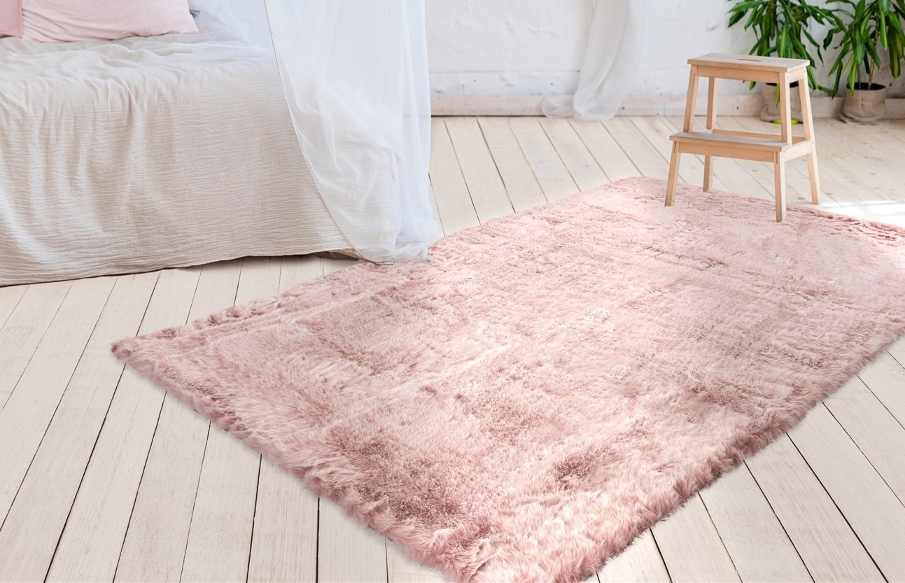 my home Hochflor-Teppich »Aysu«, rechteckig, 52 mm Höhe, einfarbiger Teppic günstig online kaufen