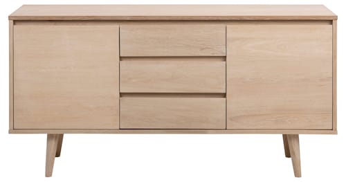 Actona Group Sideboard »Nagano« Anrichte, Eiche/Furnier, 2 Türen, 2 Einlegeböden, 3 Schubladen, 150 Cm
