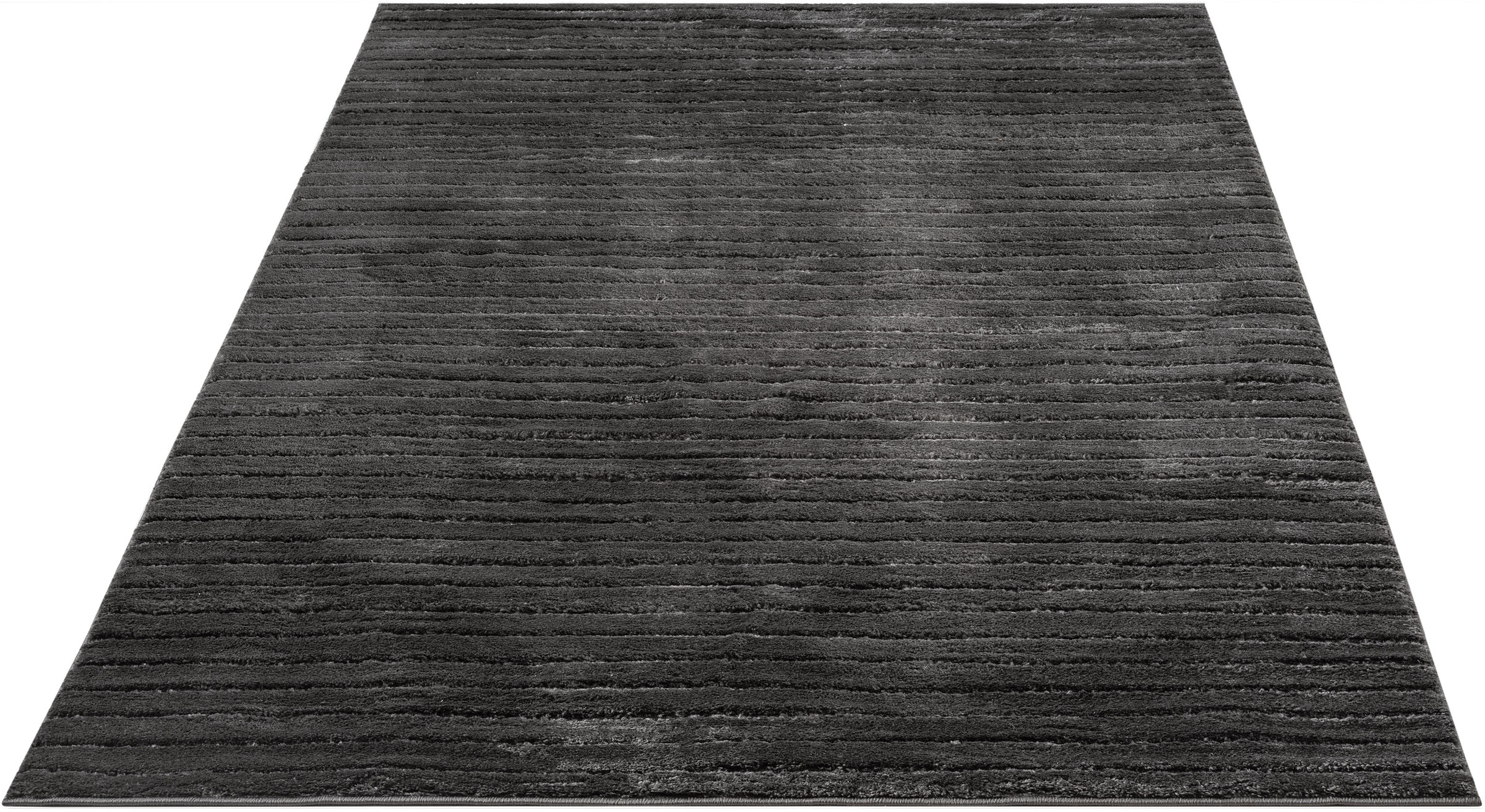 LeGer Home by Lena Gercke Teppich »Selma«, rechteckig, 19 mm Höhe, Hoch-Tief-Struktur, Streifen Design, Wohnzimmer, Schlafzimmer