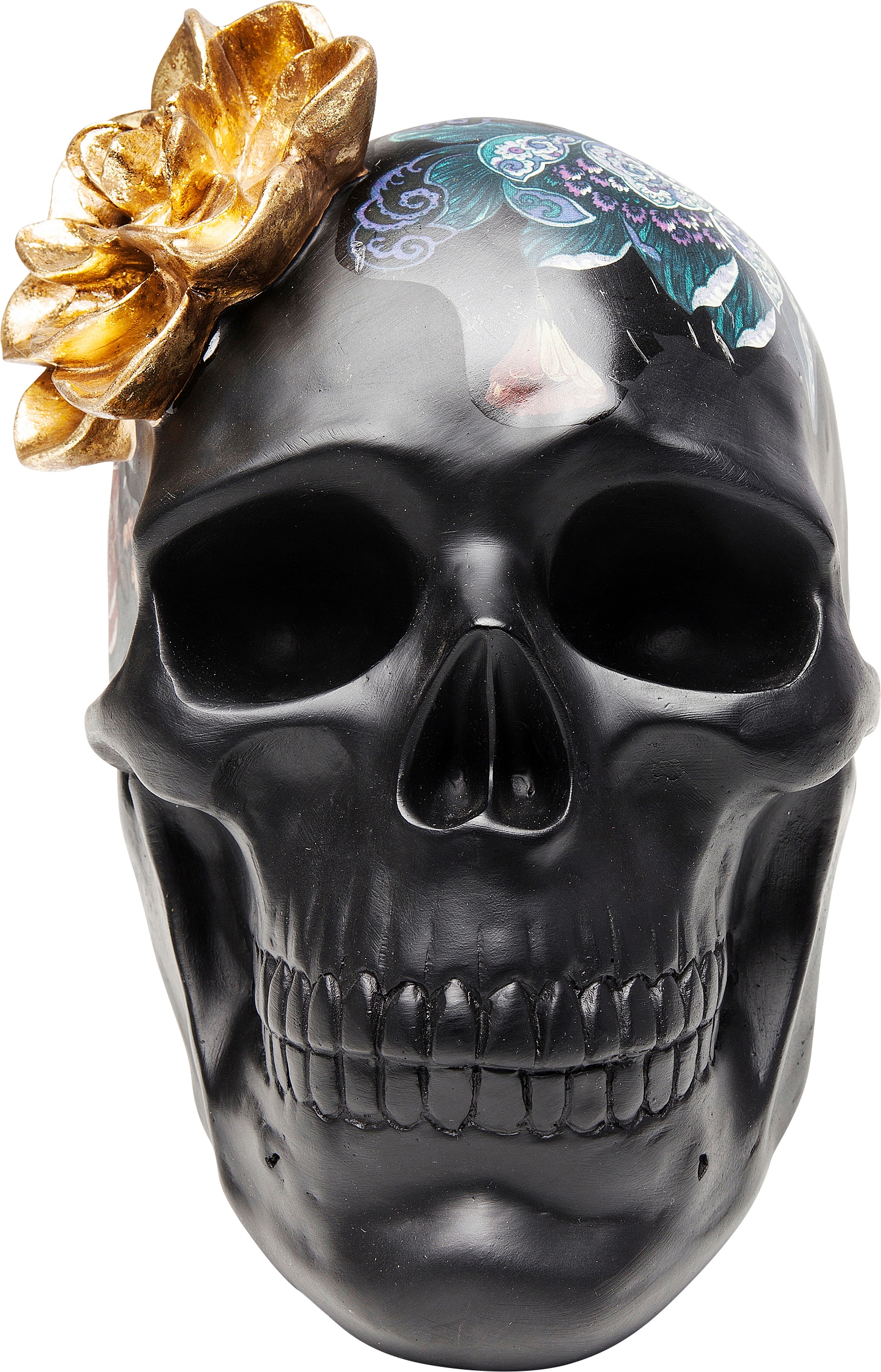 Kare Design Dekoobjekt »Flower Skull 22cm«