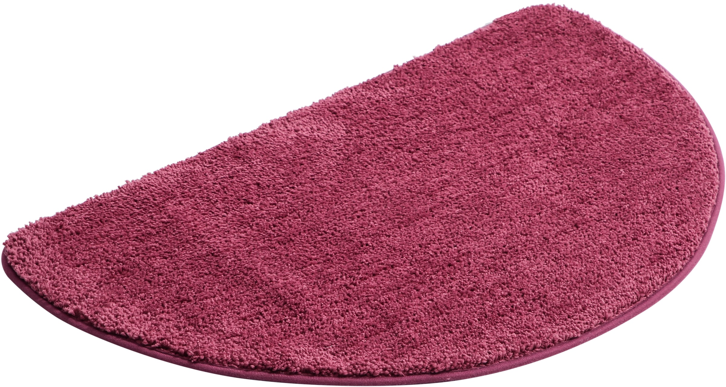 my home Badematte »Regona, Badteppich, Badvorleger, Badezimmer Teppich«, rutschhemmend beschichtet, fußbodenheizungsgeeignet-schnell trocknend-strapazierfähig, Uni Farben, besonders weich, als rechteckig und halbrund erhältlich