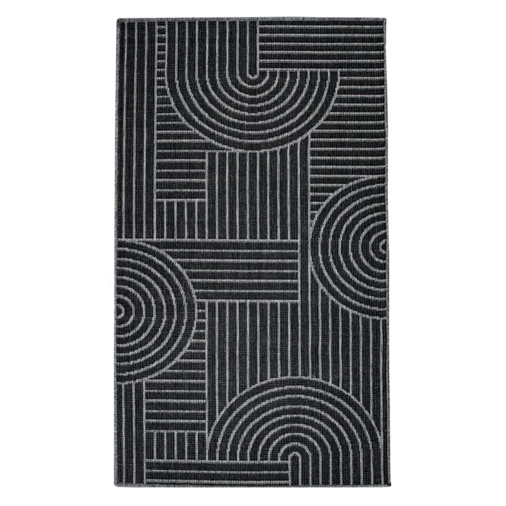 Carpet City Outdoorteppich »DUO RUG 5842«, rechteckig, 5 mm Höhe, Wendeteppich Wetterfest In- & Outdoor, Balkon, Terrasse, Wohnzimmer