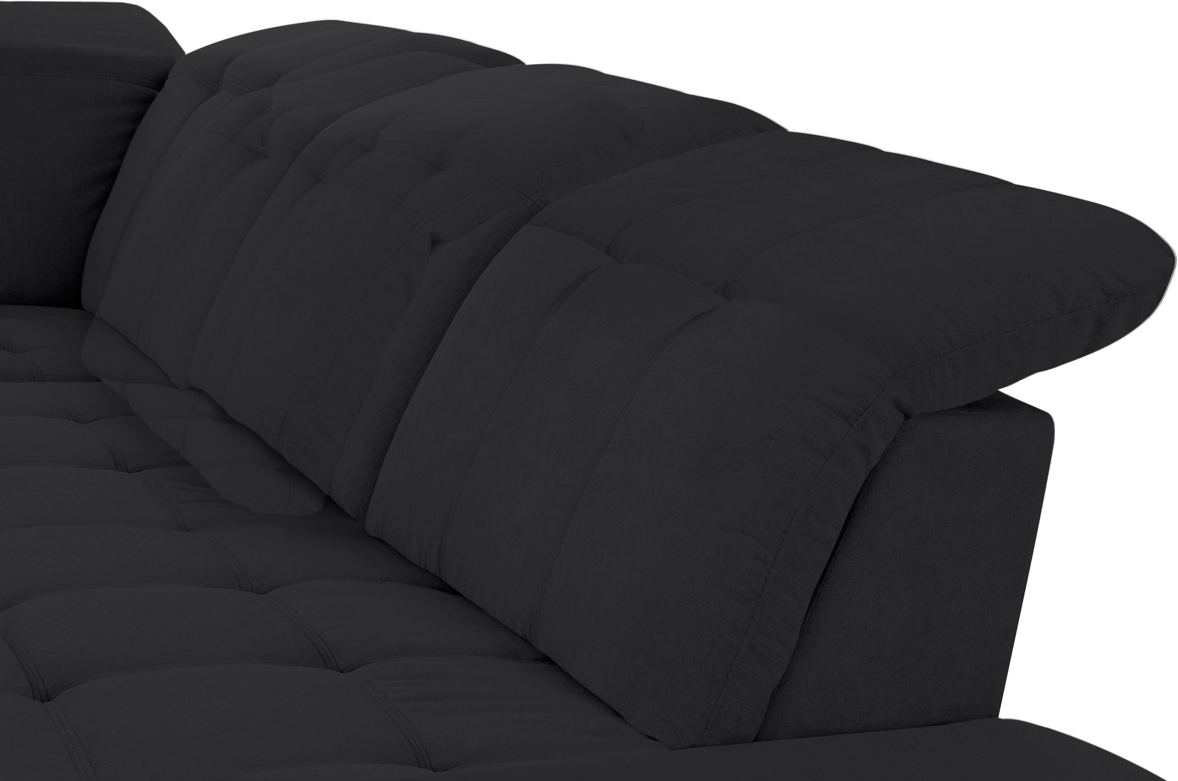 COTTA Ecksofa »Holiday L-Form mit Sitztiefen-, Armteil- und Kopfteilverstellung«, wahlweise mit Bettfunktion & Bettkasten