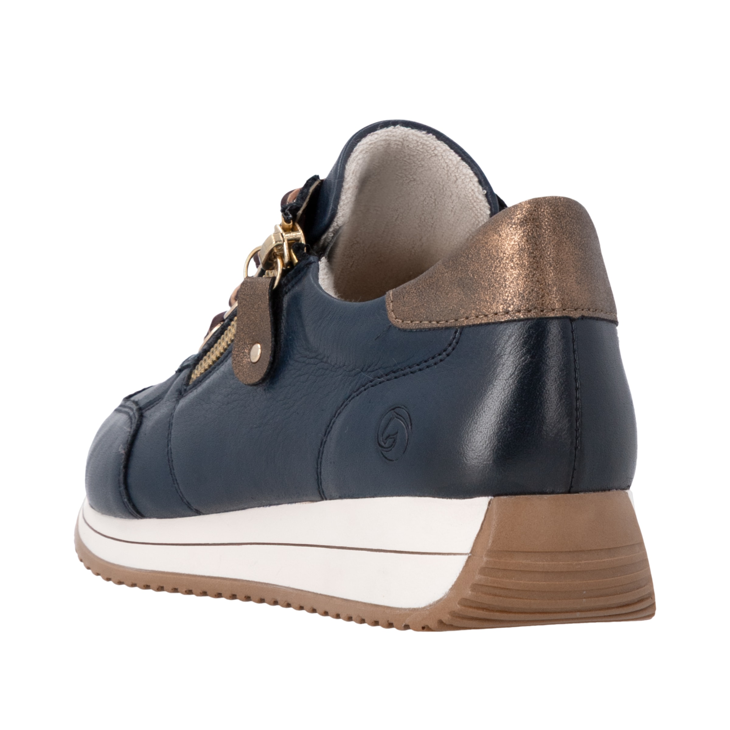 Remonte Keilsneaker  Freizeitschuh, Halbschuh, Schnürschuh mit Außenreißverschluss