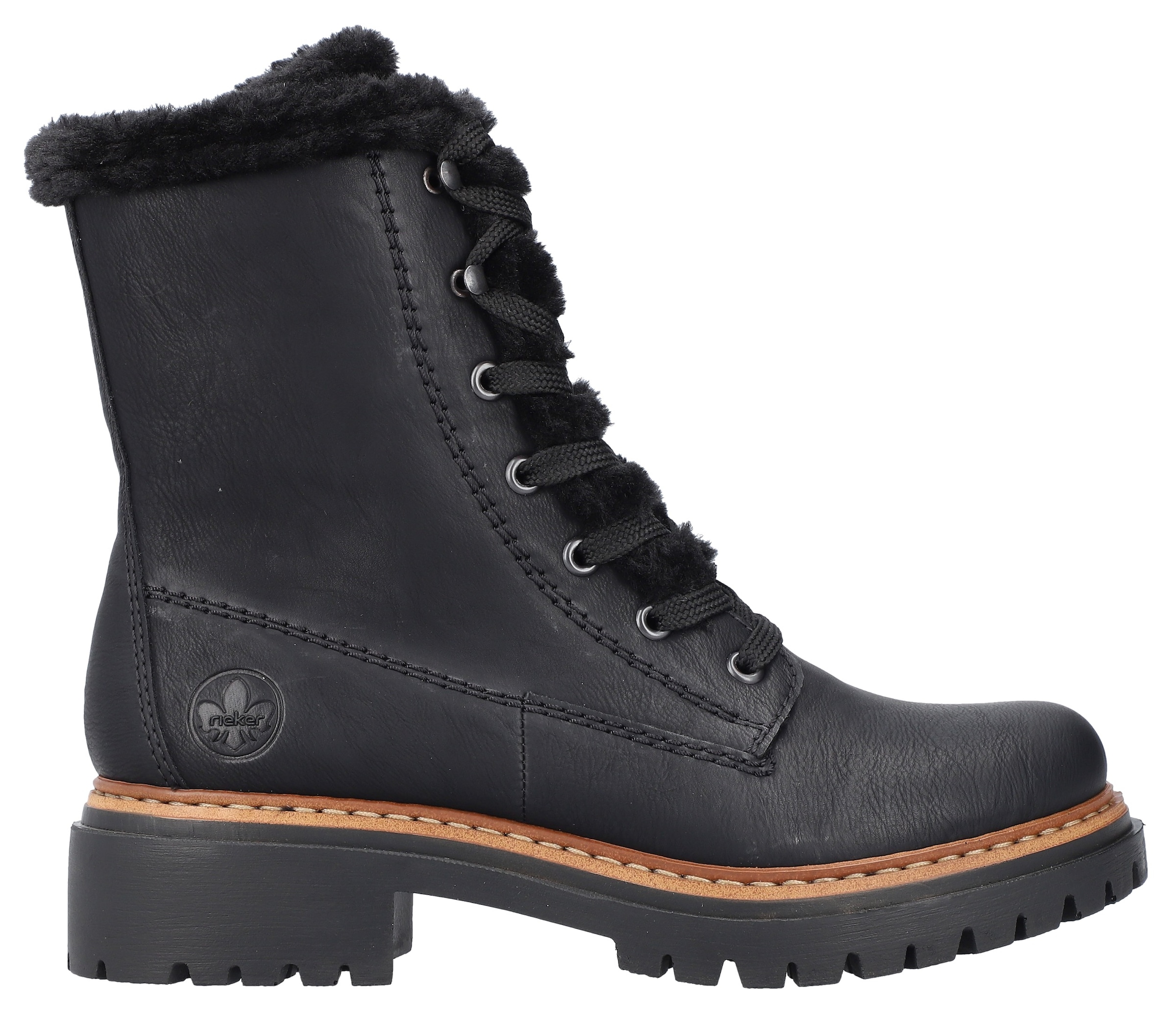 Rieker Winterstiefelette, Schnürboots, Profilsohle -150 Jahre Rieker Jubiläumsartikel