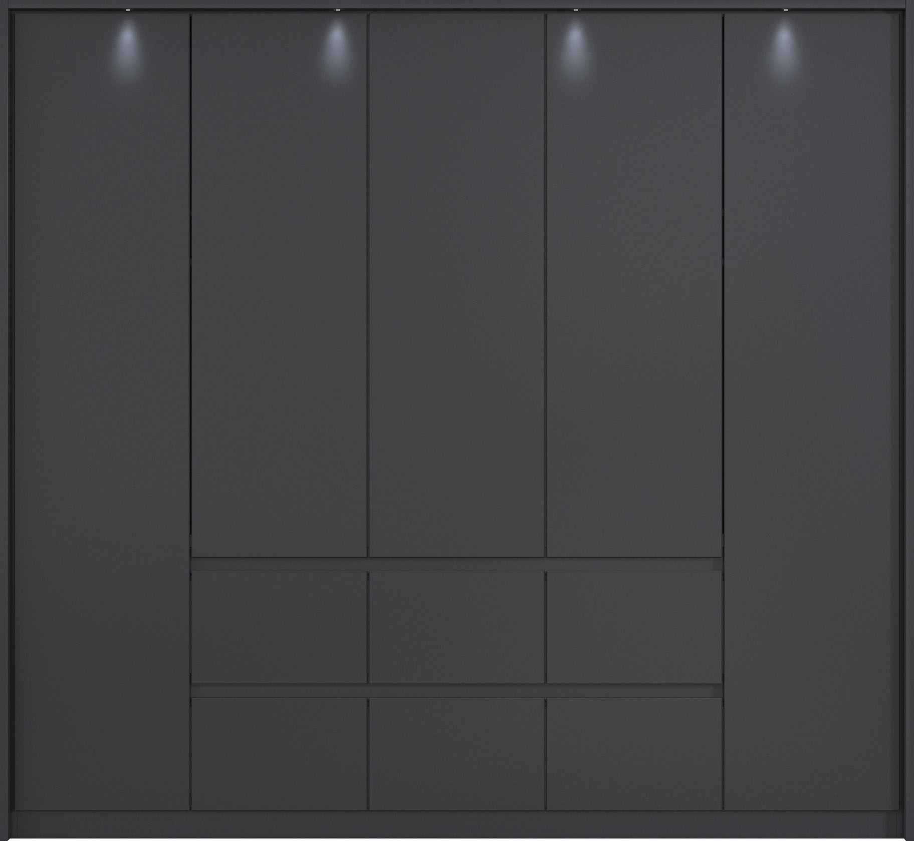 rauch Drehtürenschrank "Mainz mit Passepartout" optional mit Beleuchtung, A günstig online kaufen