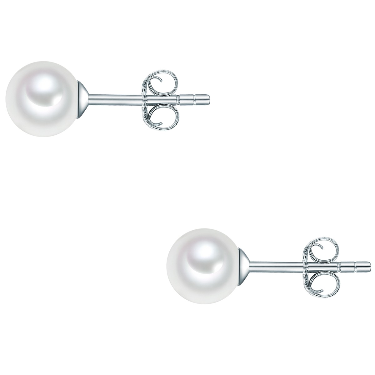 Rafaela Donata Paar Ohrstecker »Set: RD404«, (2 tlg.), Ohrstecker Sterling Silber Muschelkernperle weiß