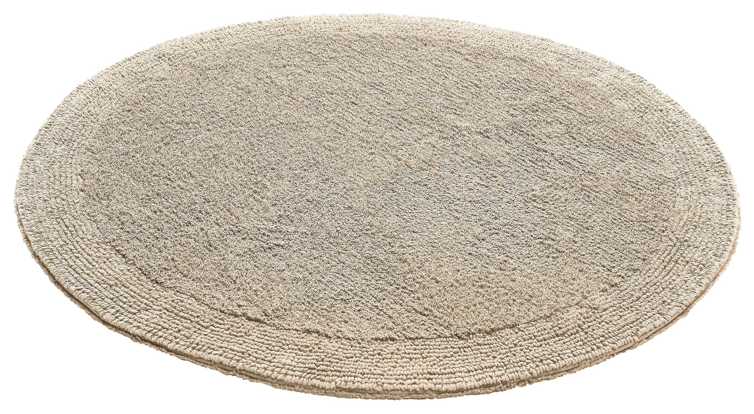my home Badematte »Kapra, Badvorleger, Badezimmer Teppich«, beidseitig nutzbar-fußbodenheizungsgeeignet-strapazierfähig, mit Bordüre, Badteppich, Badematte
