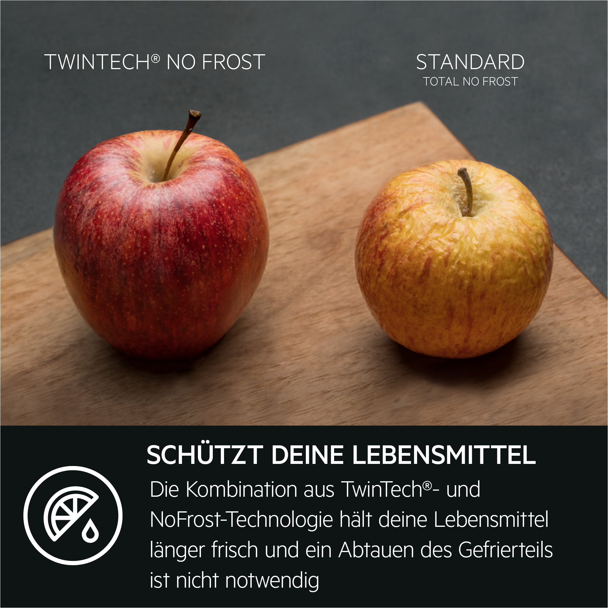AEG Einbaukühlgefrierkombination 8000 »TSC8M181BC«, mit 360° CoolingTechnologie