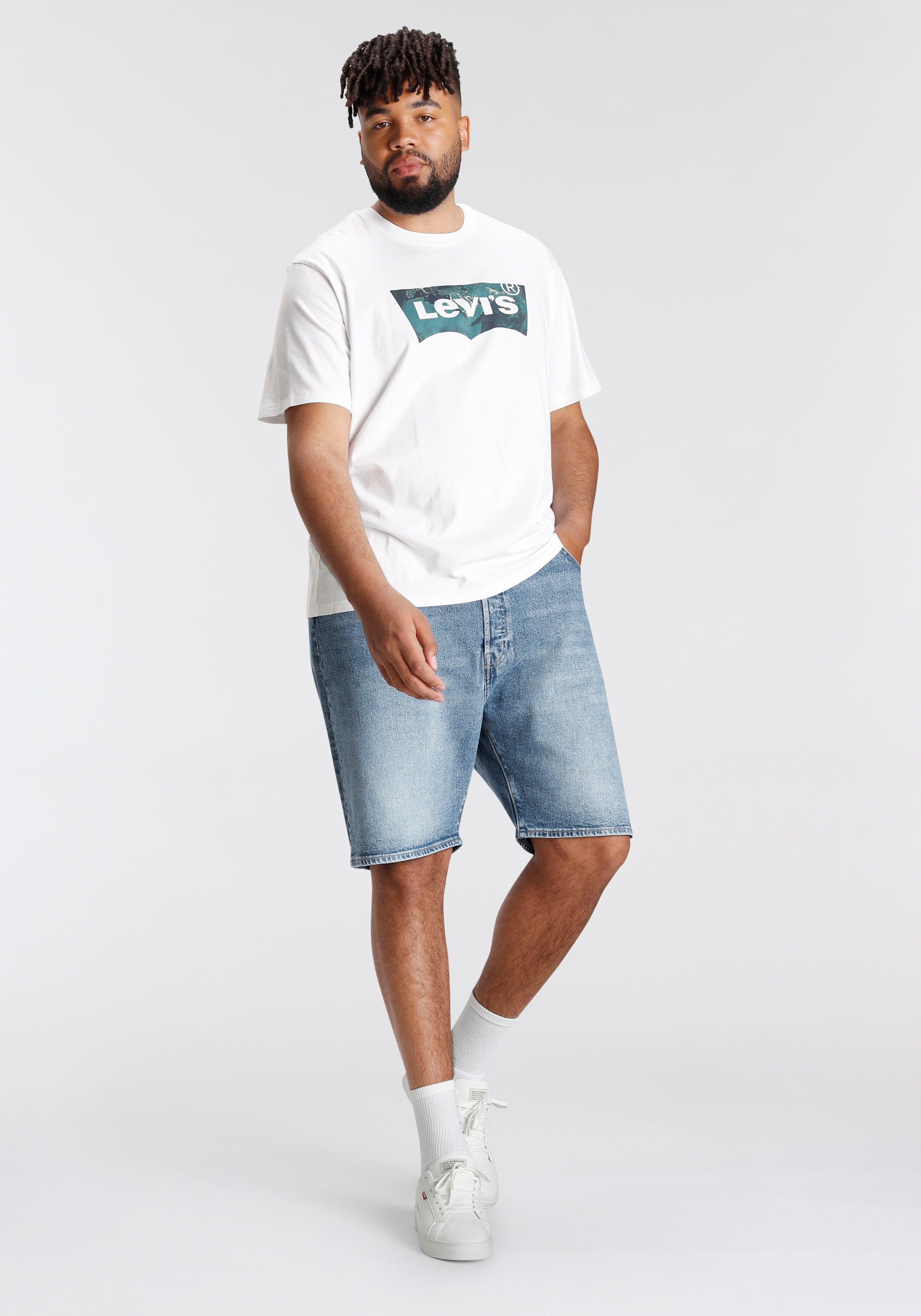 4. Bild von Levi's® Plus Jeansshorts »501 HEMMED SHORT B&T«