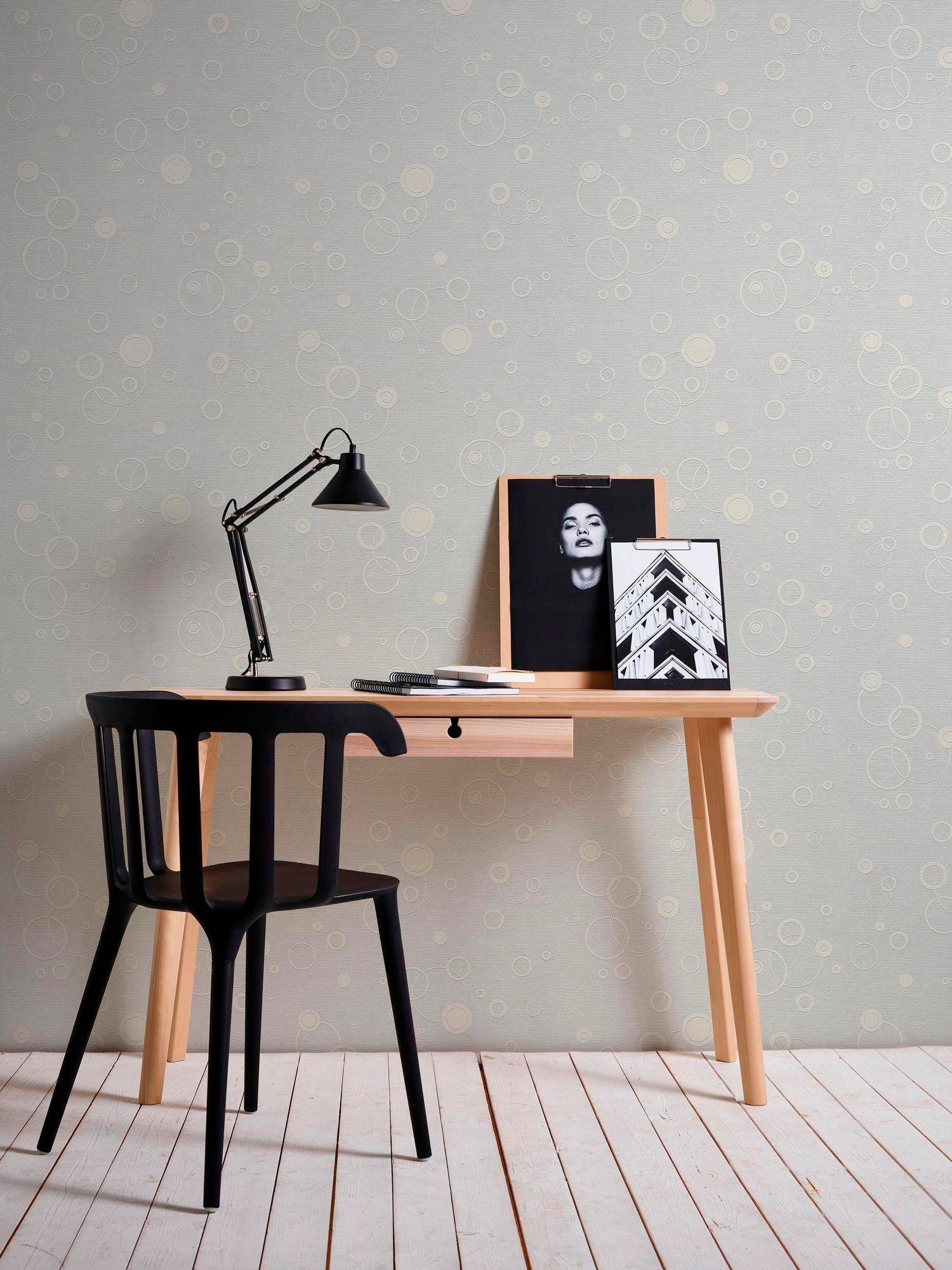 A.S. Création Vliestapete »Meistervlies«, geometrisch-grafisch-Motiv, Vlies Vinyl Wand Decke Schräge Tapeten Wohnzimmer Schlafzimmer Küche