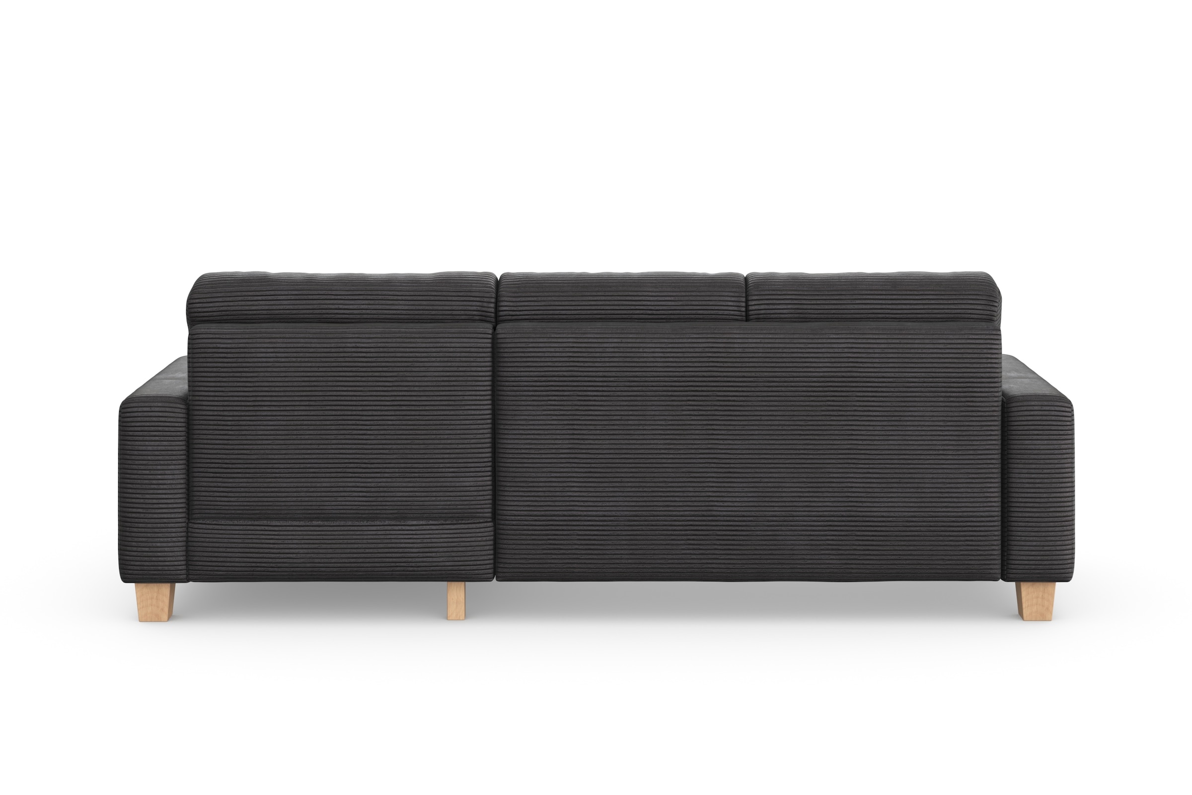 Home affaire Ecksofa »Summer L-Form«, mit Recamiere, mit oder ohne Bettfunktion und Bettkasten, Cord-Bezug
