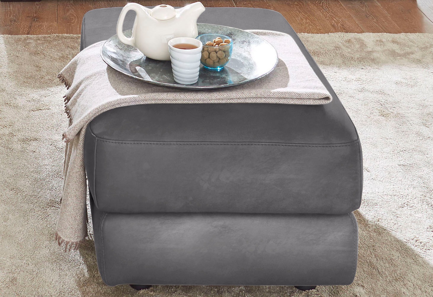 CALIA ITALIA Hocker »Gaia, in edlem Design und mit erstklassigem Sitzkomfor günstig online kaufen