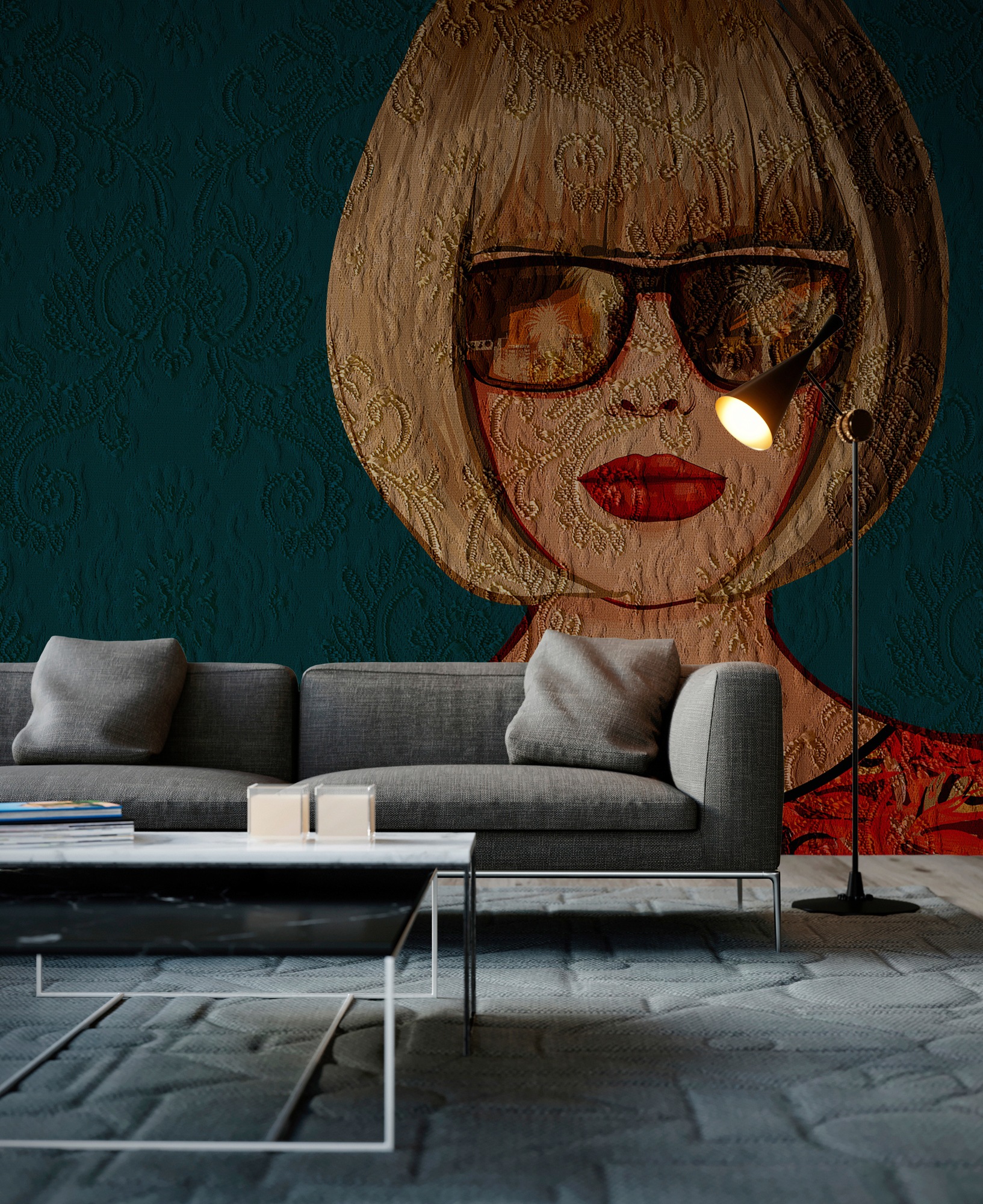 Architects Paper Fototapete »Atelier 47 Lady Ornament 2« abstrakt glatt Vli günstig online kaufen