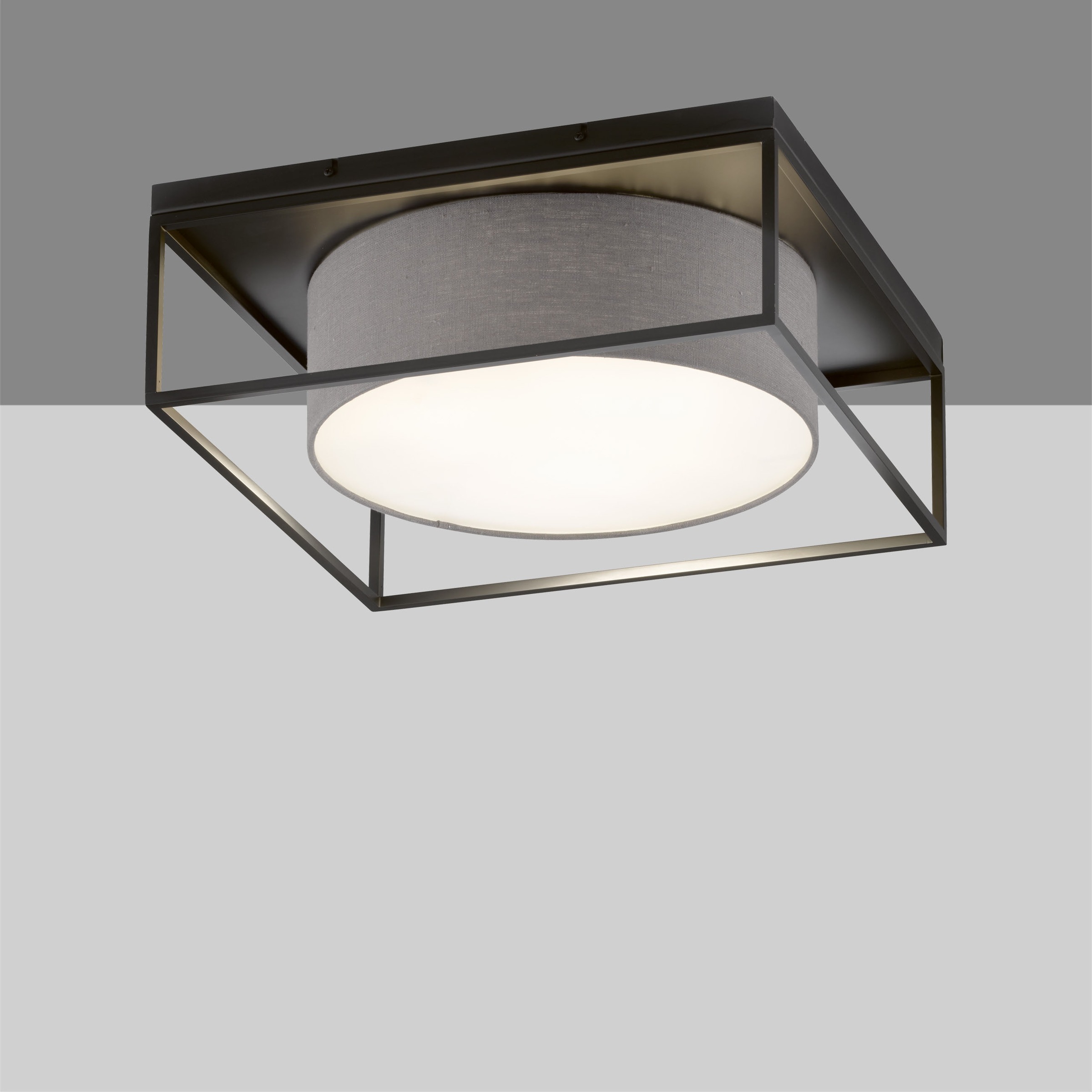 FISCHER & HONSEL Deckenleuchte »Carre«, Gr. 60 x 60 cm, für Leuchtmittel 4 günstig online kaufen