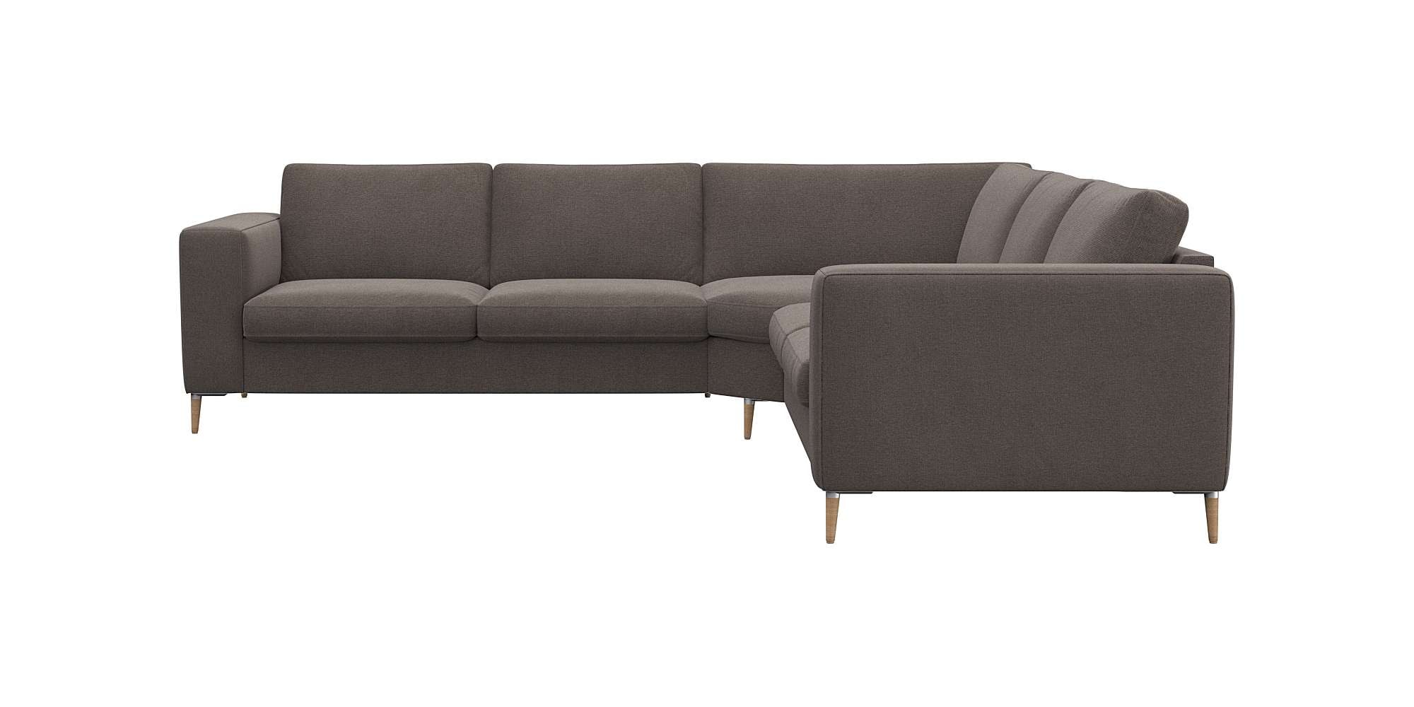 FLEXLUX Ecksofa "Fiore, gleichschenklig, super Sitzkomfort durch Kaltschaum günstig online kaufen