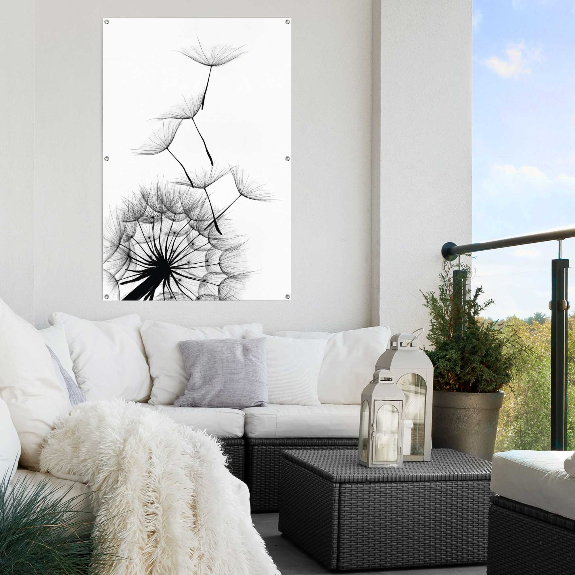 Reinders! Poster »Pusteblume«, leichtes und wasserfestes Gartenposter für den Außeneinsatz
