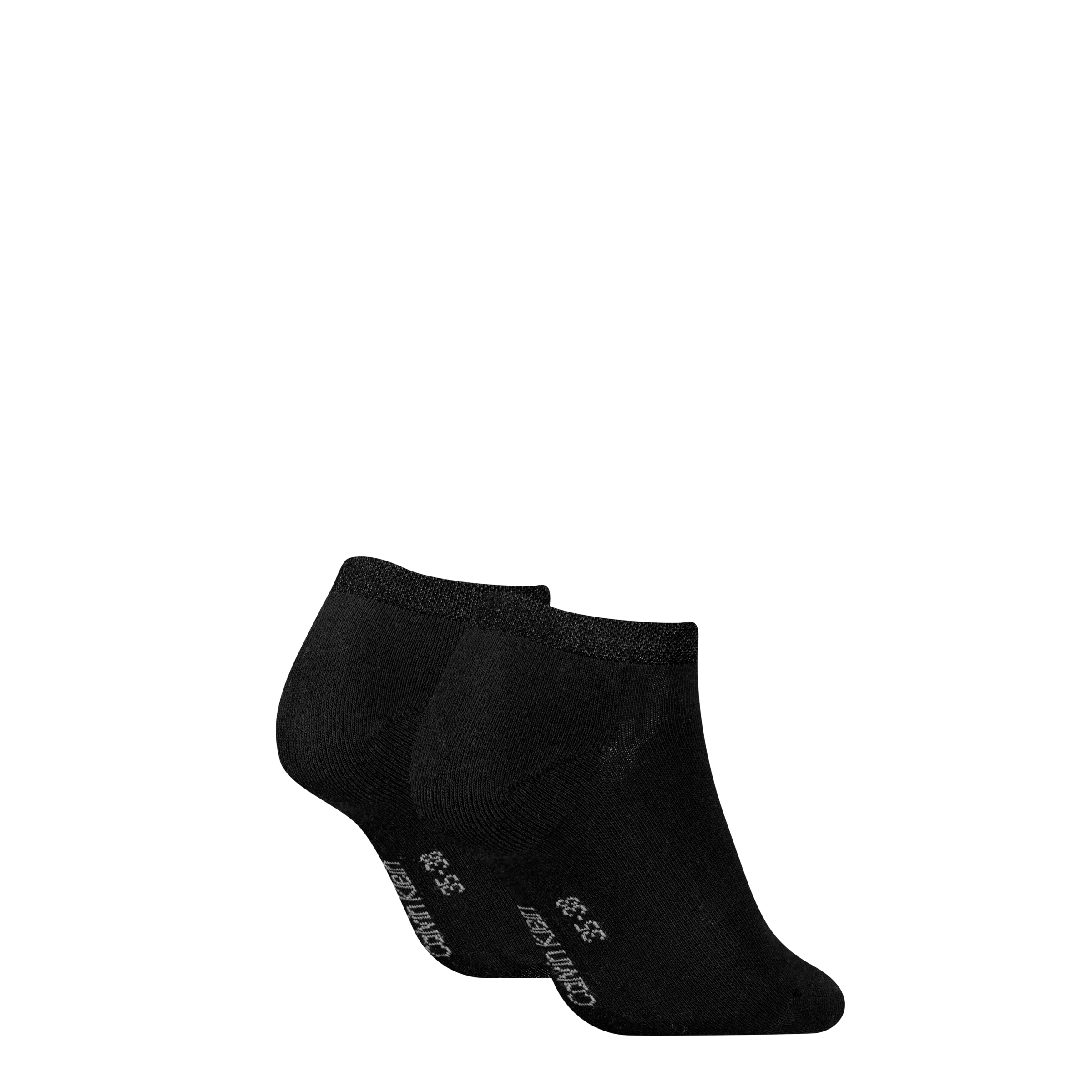 Calvin Klein Jeans Sneakersocken »CKJ WOMEN SNEAKER 2P GLOSSY«, (2 Paar), Markenlogo, niedriger Schnitt