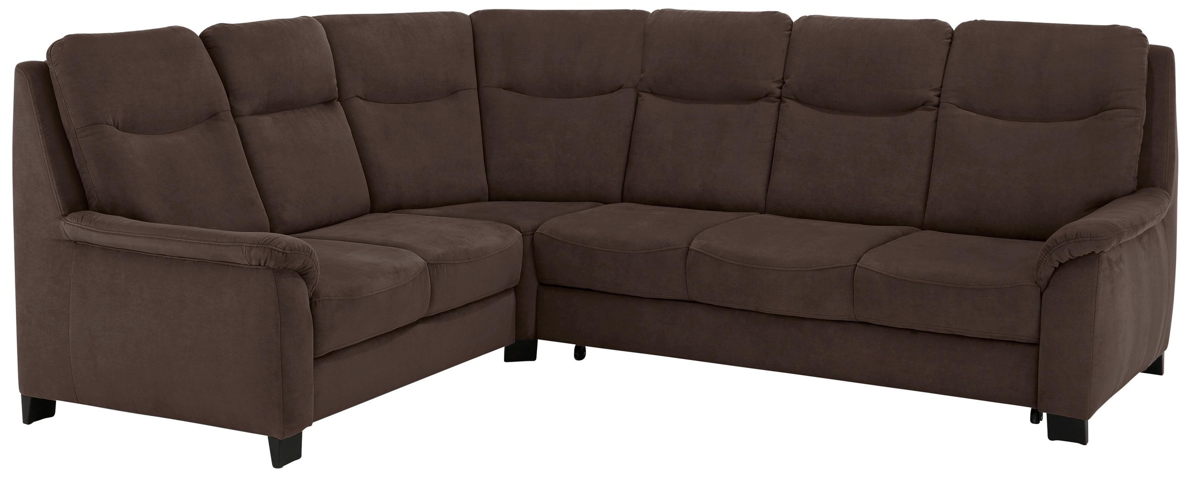 Home affaire Ecksofa »Boccaccio L-Form« mit Federkern, incl. Kopfteilverste günstig online kaufen