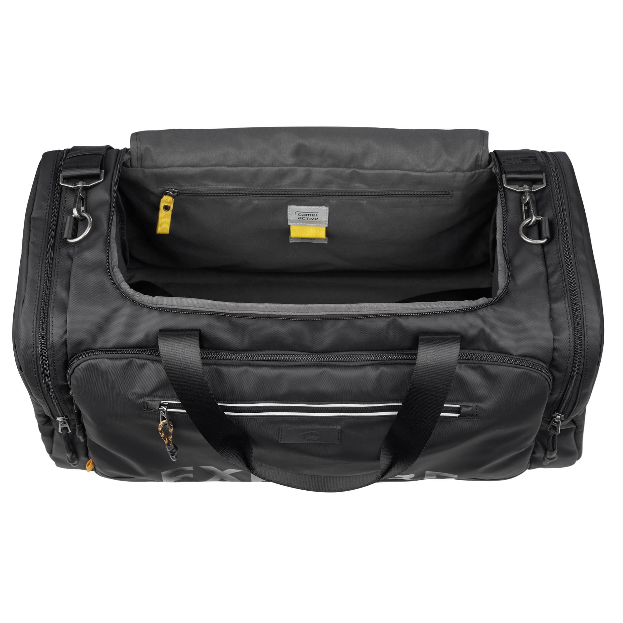 camel active Weekender »Explore« wasserabweisendes recyceltes Nylon und reflektierende Reißverschlüsse