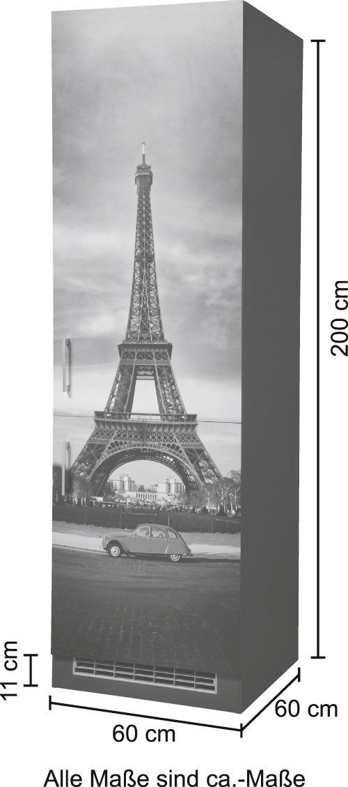 HELD MÖBEL Kühlumbauschrank »Paris«, Breite 60 cm