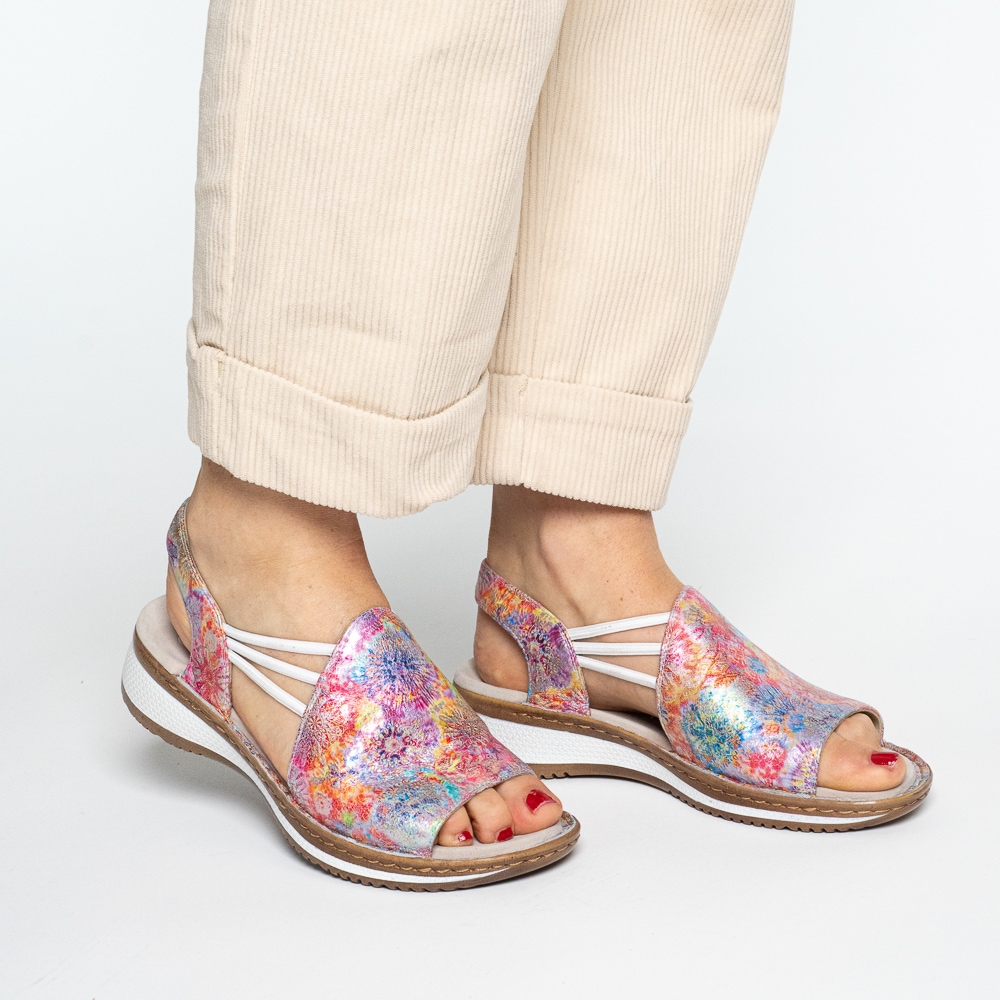 Ara Riemchensandale »HAWAII«  , Sommerschuh, Sandalette, Keilabsatz, mit Stretch-Bänder, G-Weite
