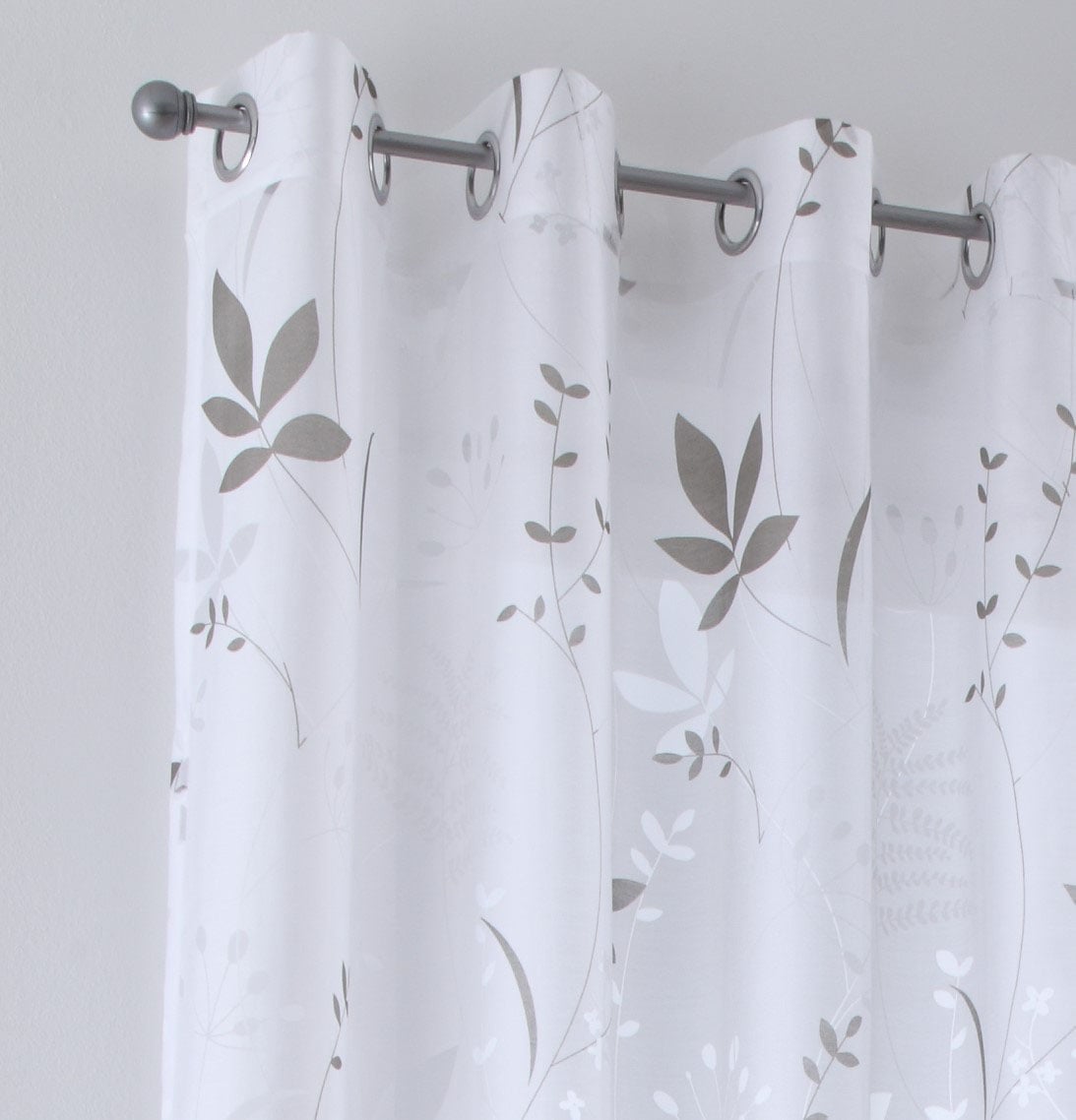 Kutti Vorhang »Dandelion«, Baumwolle-Polyester, halbtransparent, im Gardine Ausbrenner, %Sale bedruckt (1 jetzt St.)