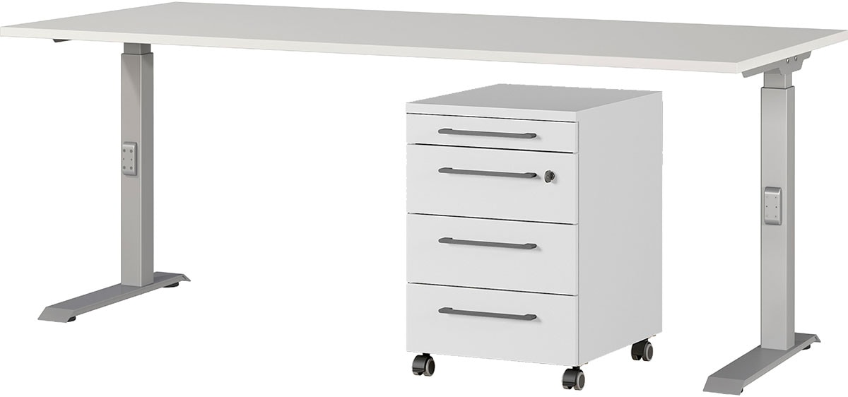 GERMANIA Büromöbel-Set »Agenda« 2-tlg., 2 Stk. tlg. Set bestehend aus höhen günstig online kaufen