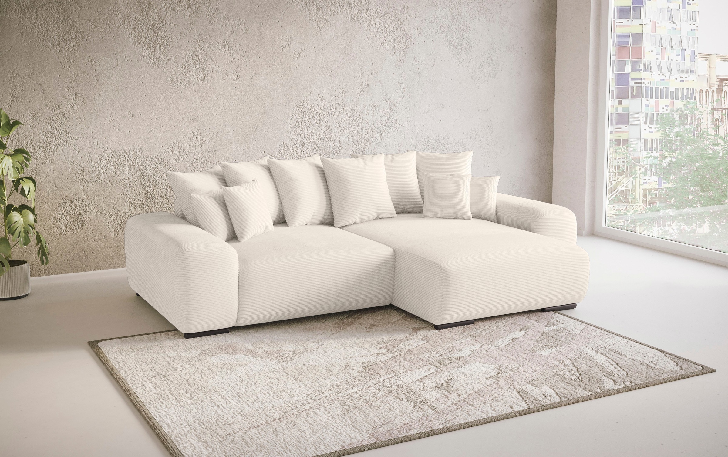 Mr. Couch Ecksofa »Sundance L-Form«, Dauerschläfer mit EasyBett-Schlaffunkt günstig online kaufen