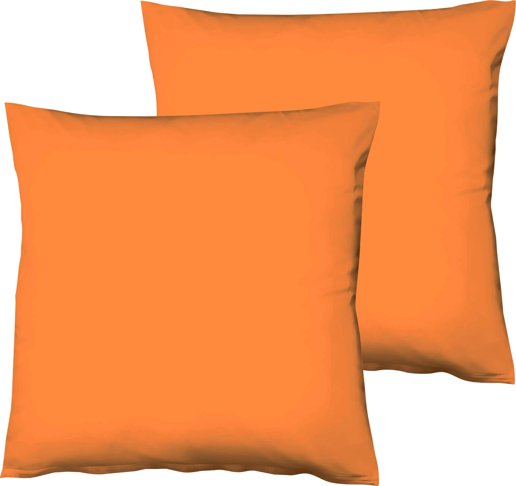 fleuresse Kissenbezug »Colours Mako Satin, 100% Baumwolle, mit Reißverschlu günstig online kaufen