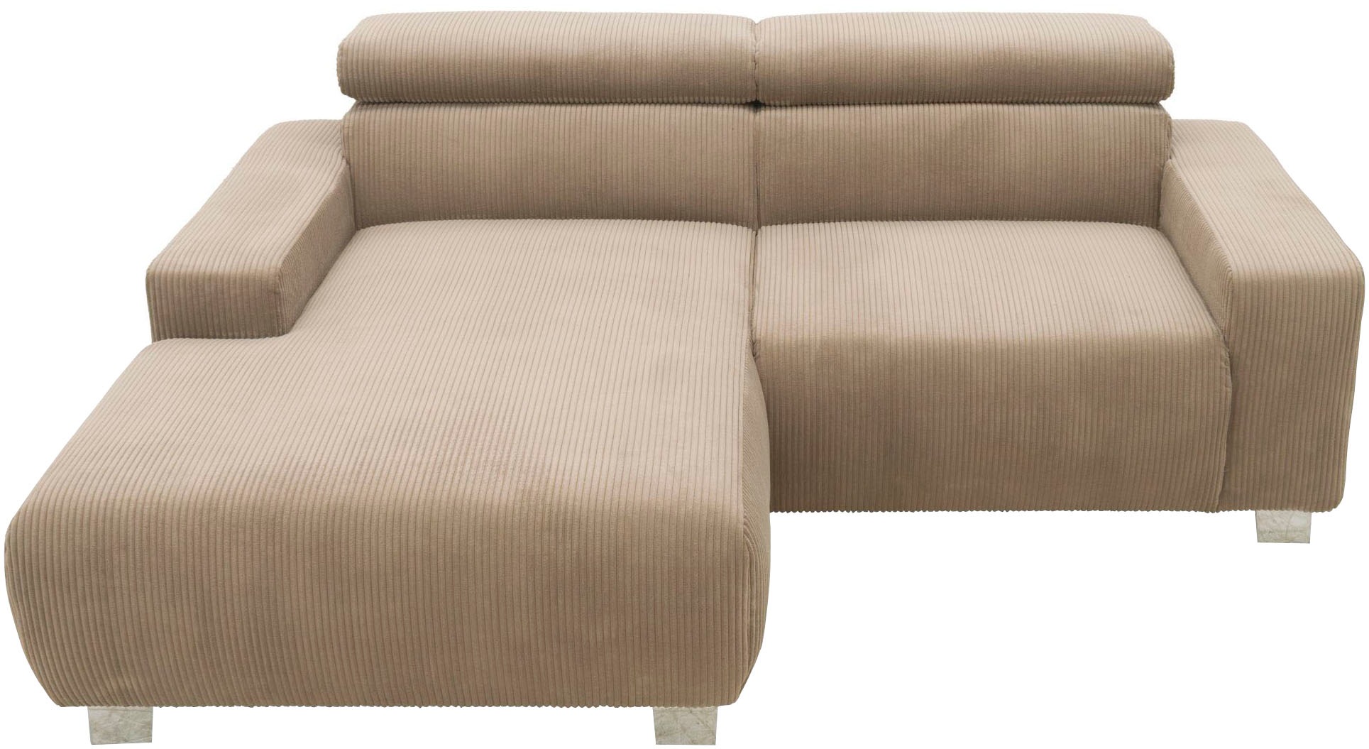 DOMO collection Ecksofa »100030 inkl. Kopfteilverstellung, guter Sitzkomfor günstig online kaufen