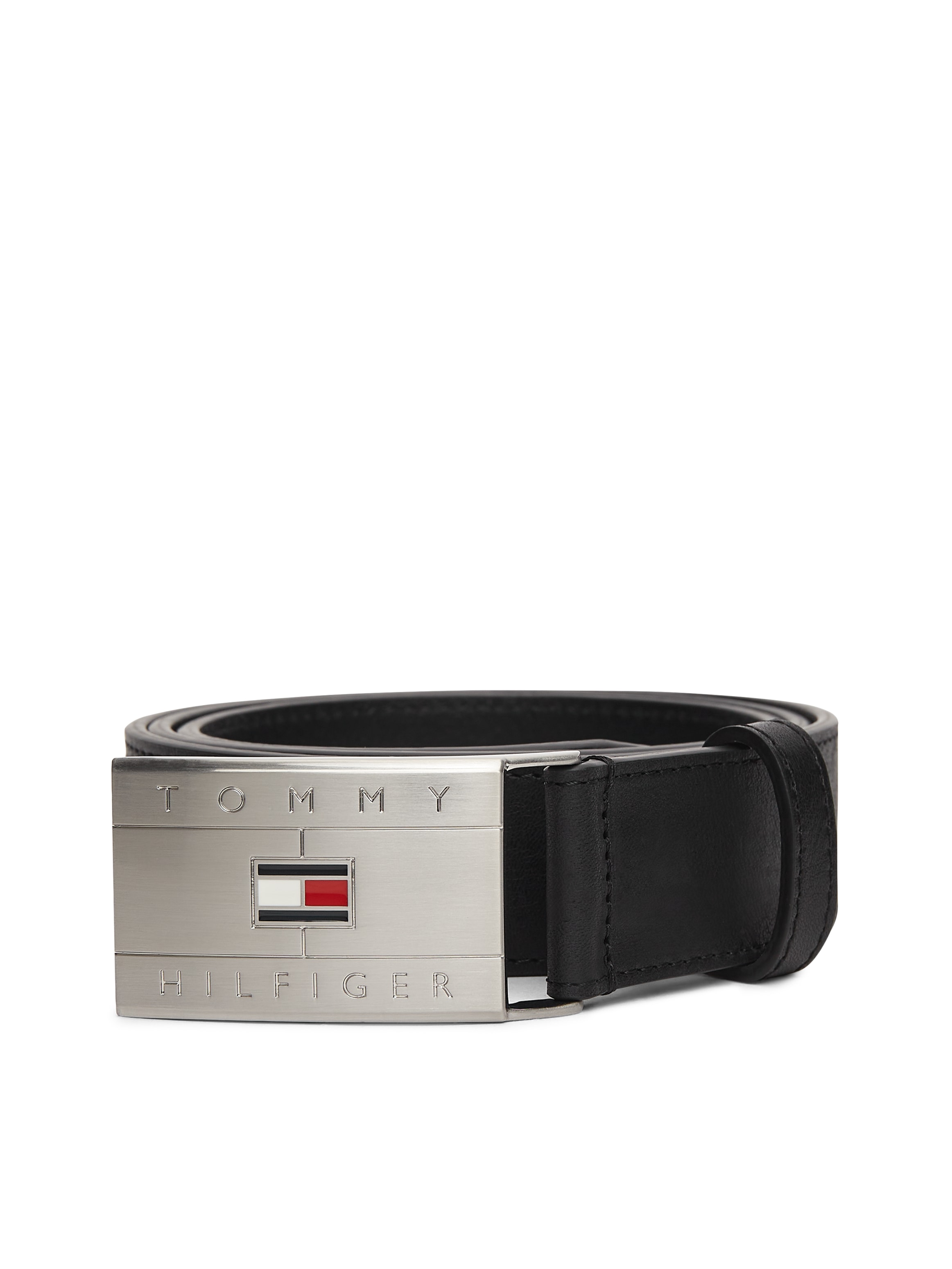 Tommy Hilfiger Ledergürtel »TH FLAG PLAQUE«