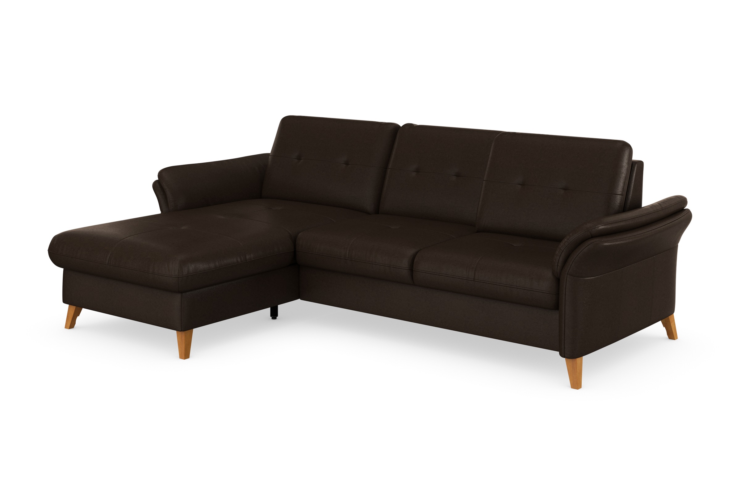 sit&more Ecksofa »Göteborg«, Sitztiefenverstellung und Federkern, wahlweise mit Bettfunktion