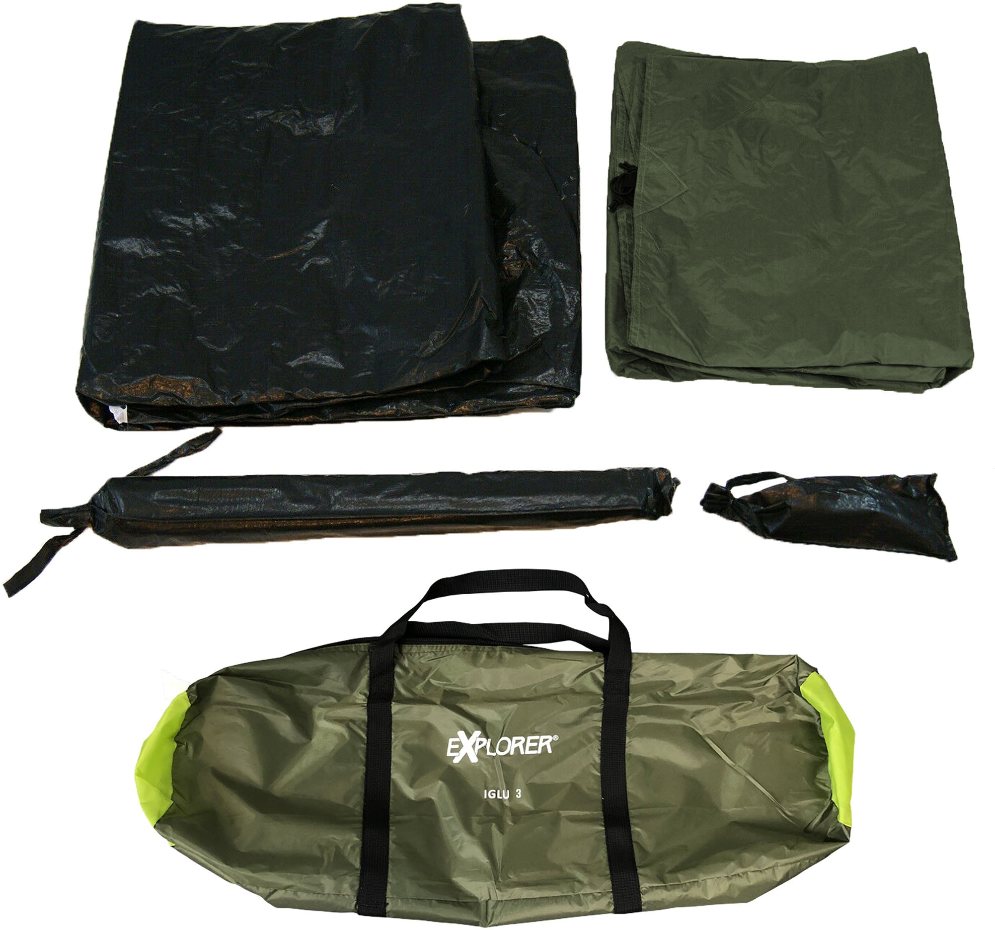 EXPLORER Kuppelzelt »Iglu Zelt 3-4 Personen Campingzelt wasserdicht winddicht Ventilation«, 4 Personen