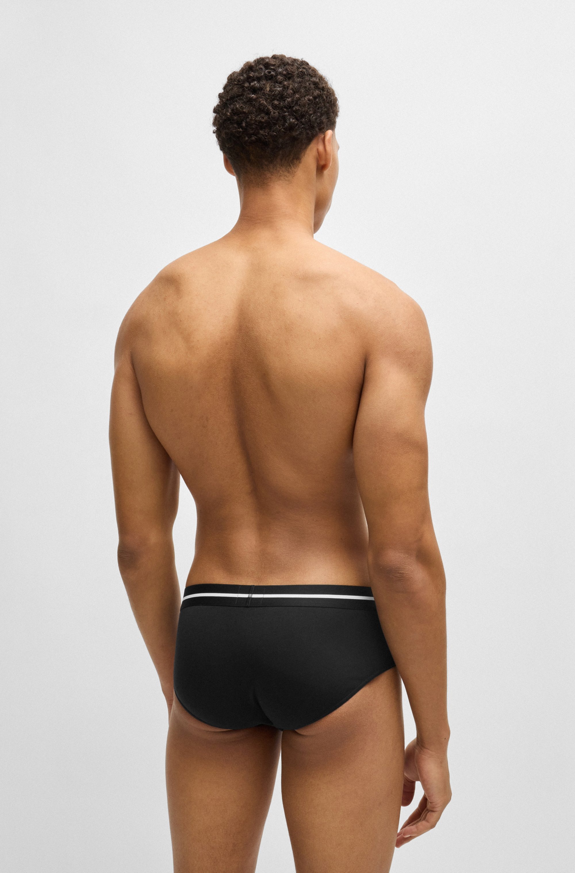 BOSS Hipster »HipBr 3P Bold«, (Packung, 3er), mit BOSS Black Markenlabel