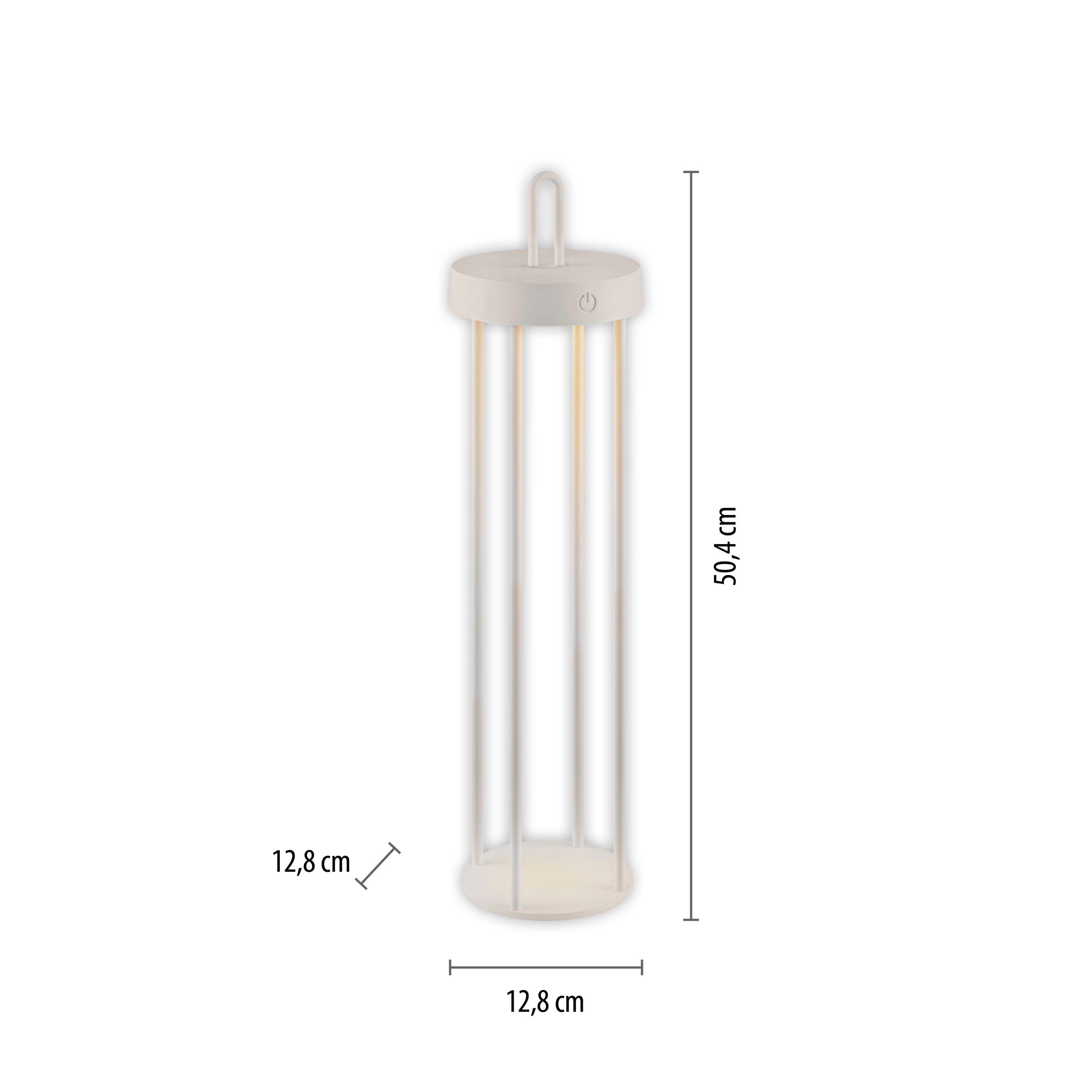 JUST LIGHT Stehlampe »ANSELM«, 1 flammig, Leuchtmittel LED-Modul | LED fest integriert, Akkuleuchte