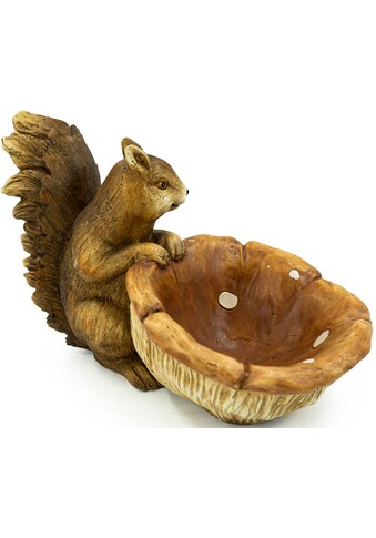 NOOR LIVING Gartenfigur »Eichhörnchen mit Pilzschale«, (1 St.) kaufen