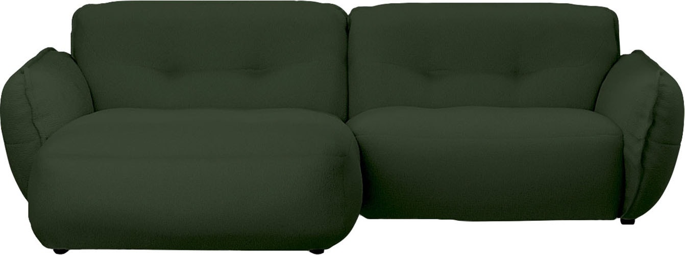 BETYPE Ecksofa »Be Fluffy«, Softes Sitzgefühl, moderne Kedernaht, hochwertiger Bezug
